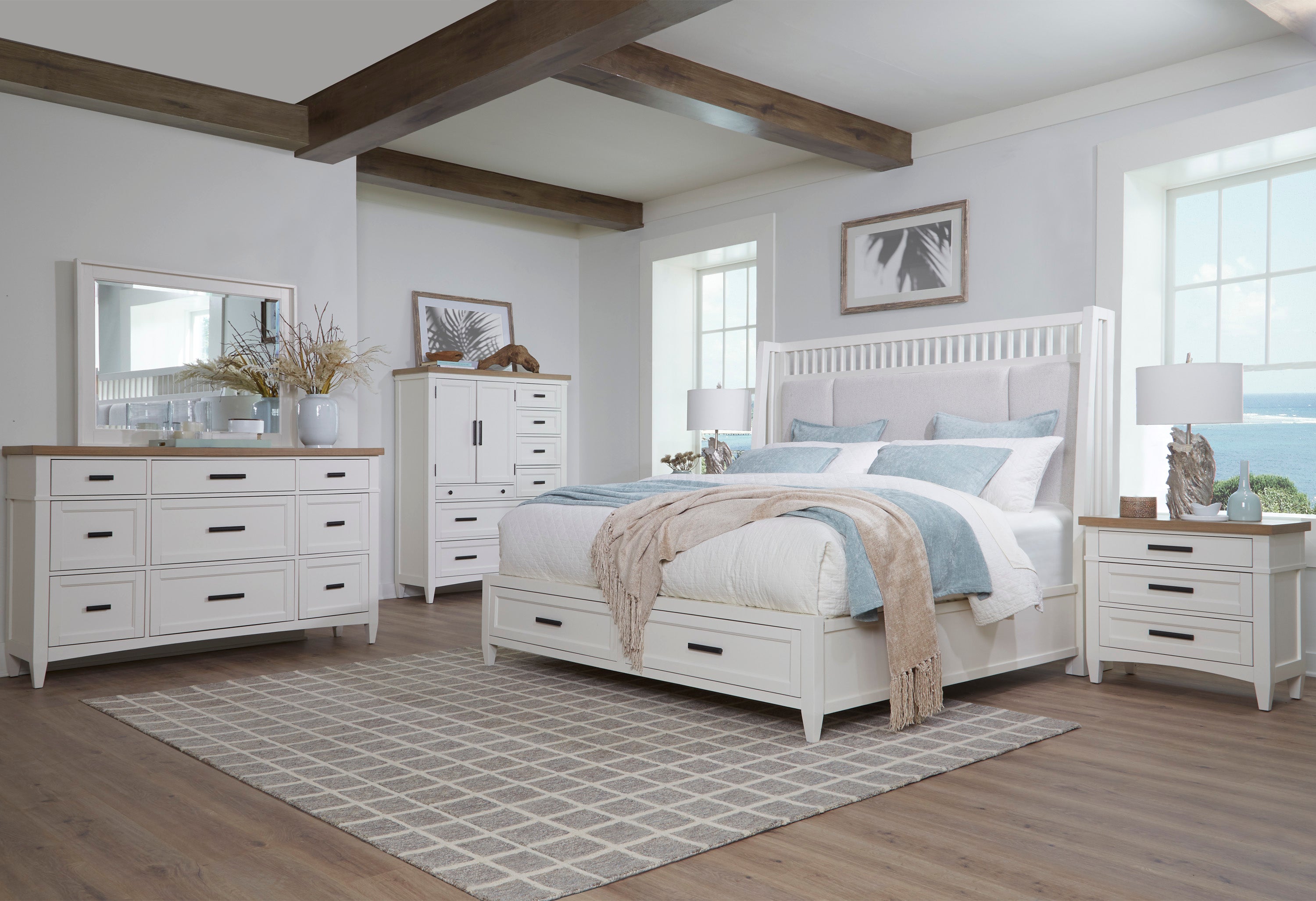 Parker House Americana Modern Bedroom King Shelter Bed