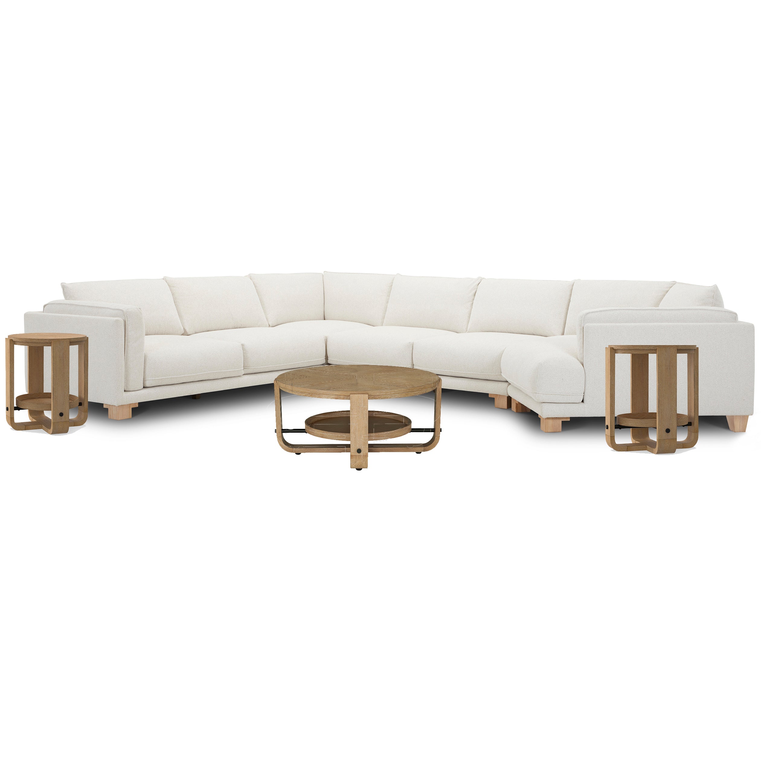 Parker Living Escape - Mirage Mist 4 Piece Modular Sectional - SESC-PACK4A-MRMS-01-02