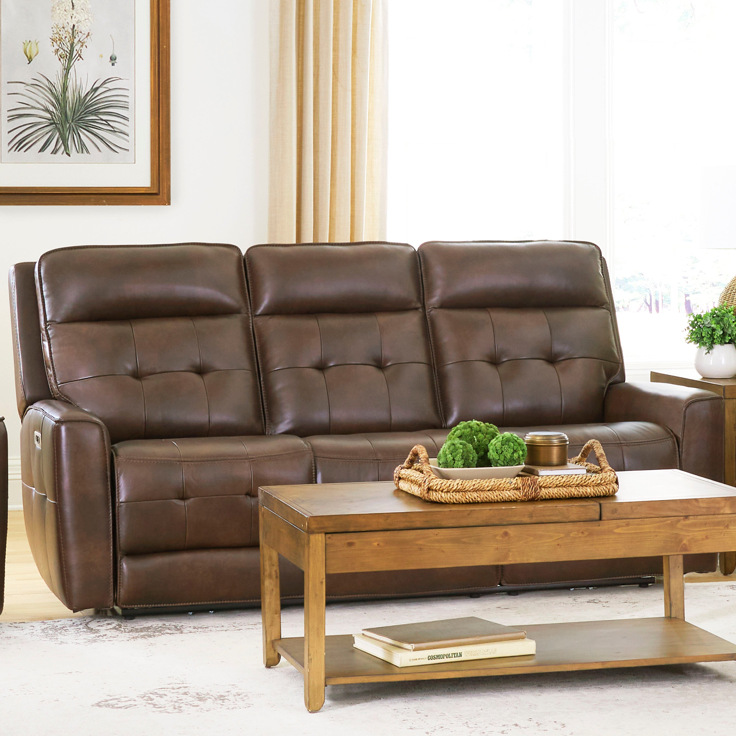 Parker Living Canterbury - Acorn Power Reclining Zero Gravity Sofa