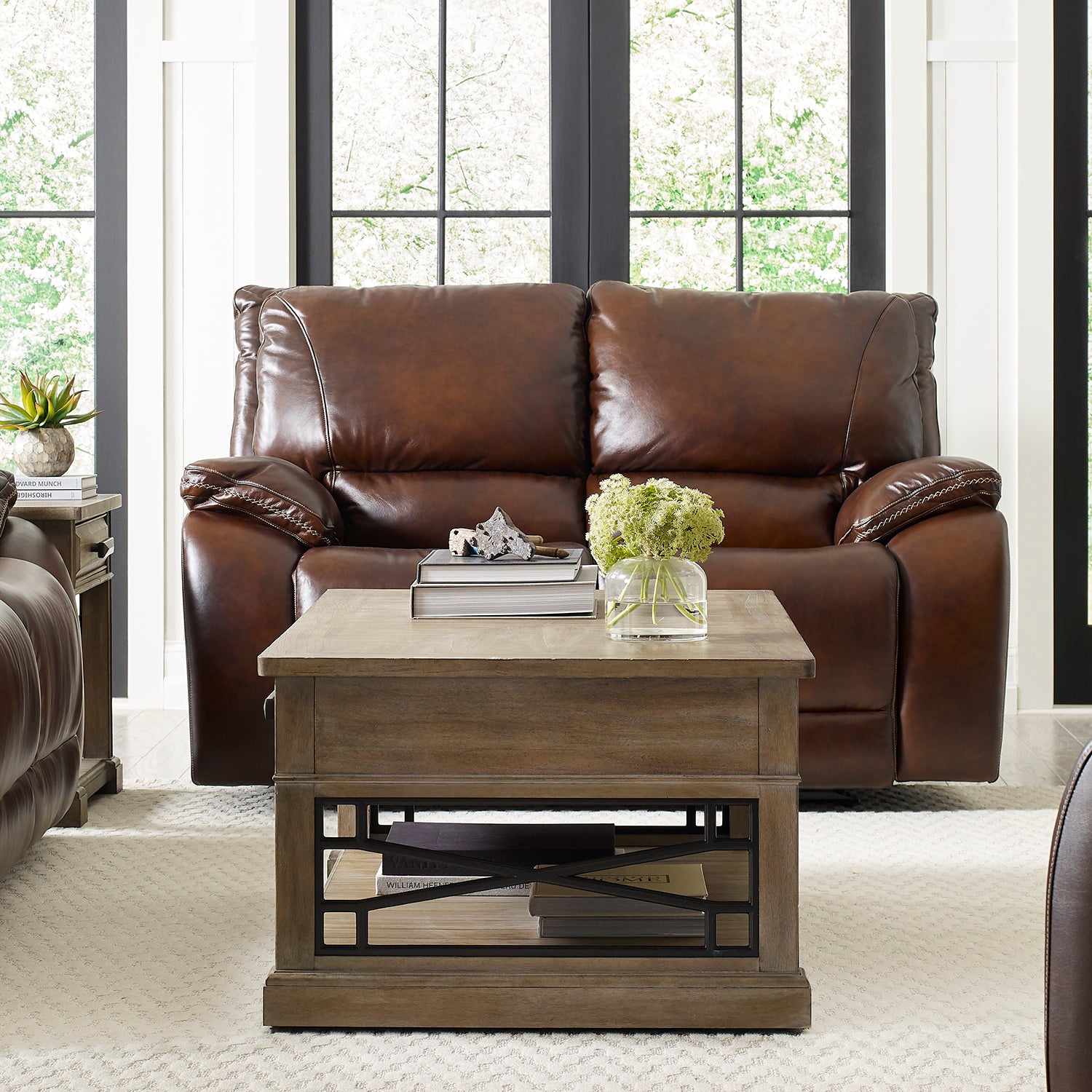 Parker Living Vail - Burnt Sienna Power Reclining Sofa and Loveseat