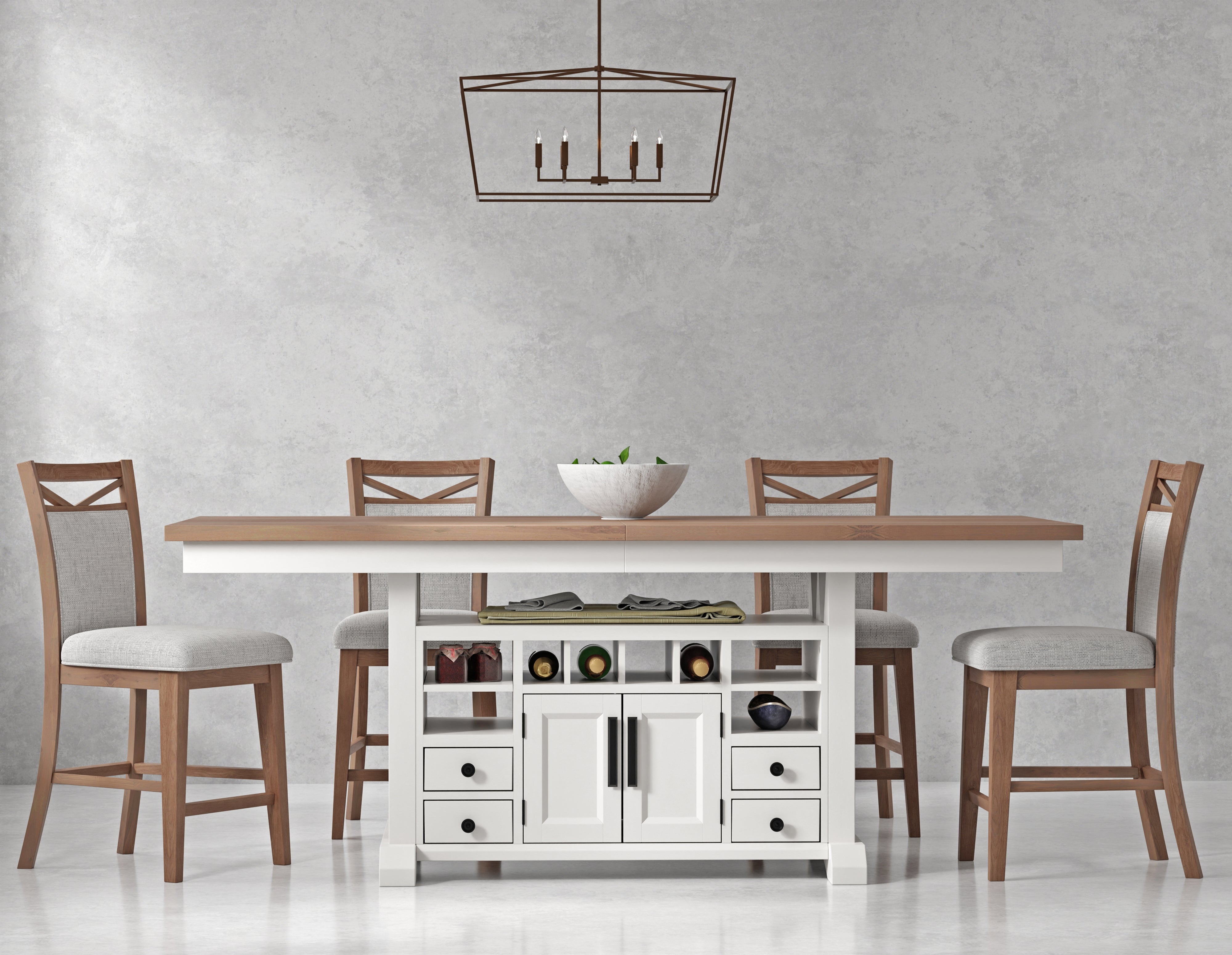 Parker House Americana Modern Dining Upholstered Counter Chair (2/CTN Sold in pairs)