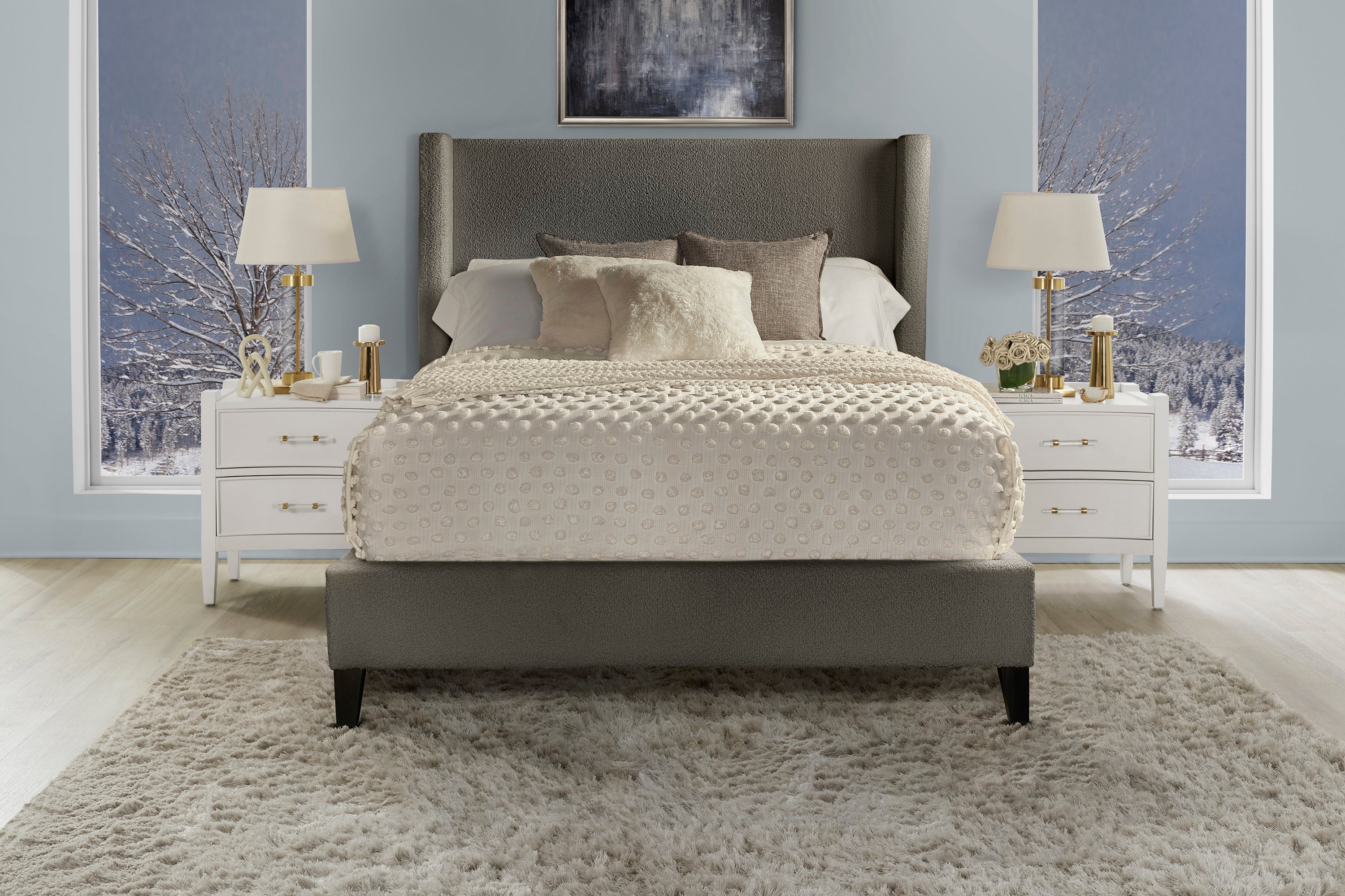 Parker Living Sleep Angel - Himalaya Charcoal Queen Bed
