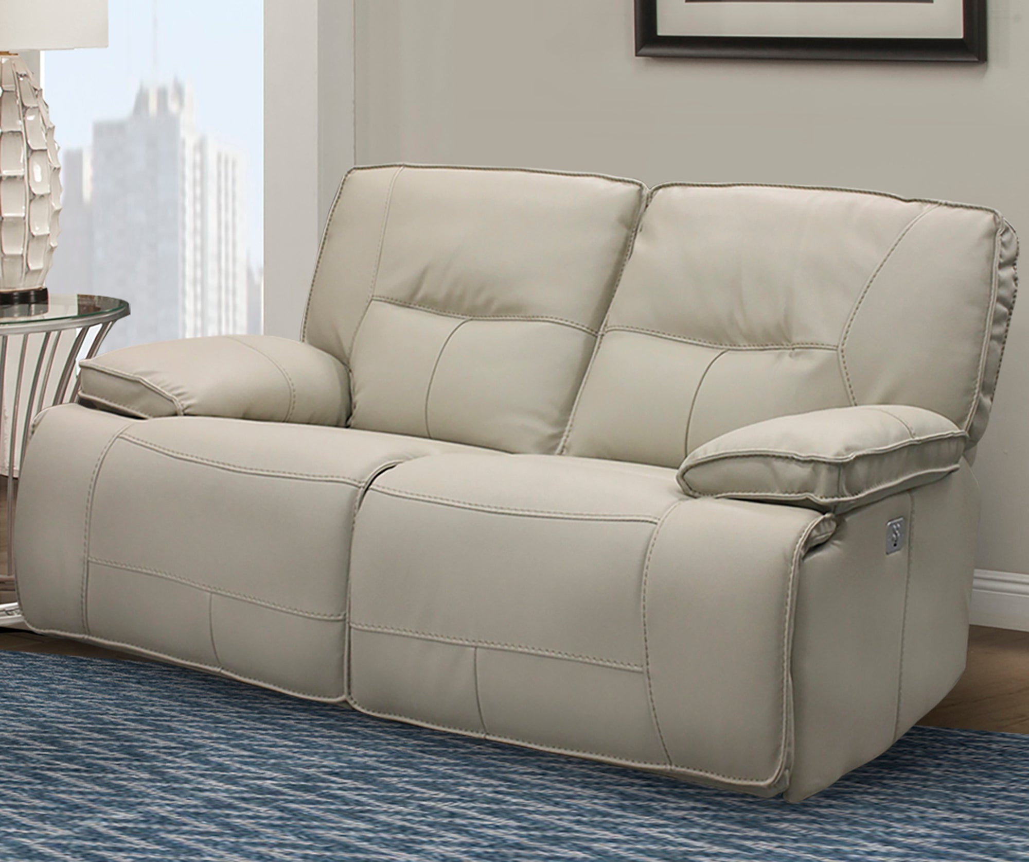Parker Living Spartacus - Oyster Power Reclining Sofa Loveseat and Recliner