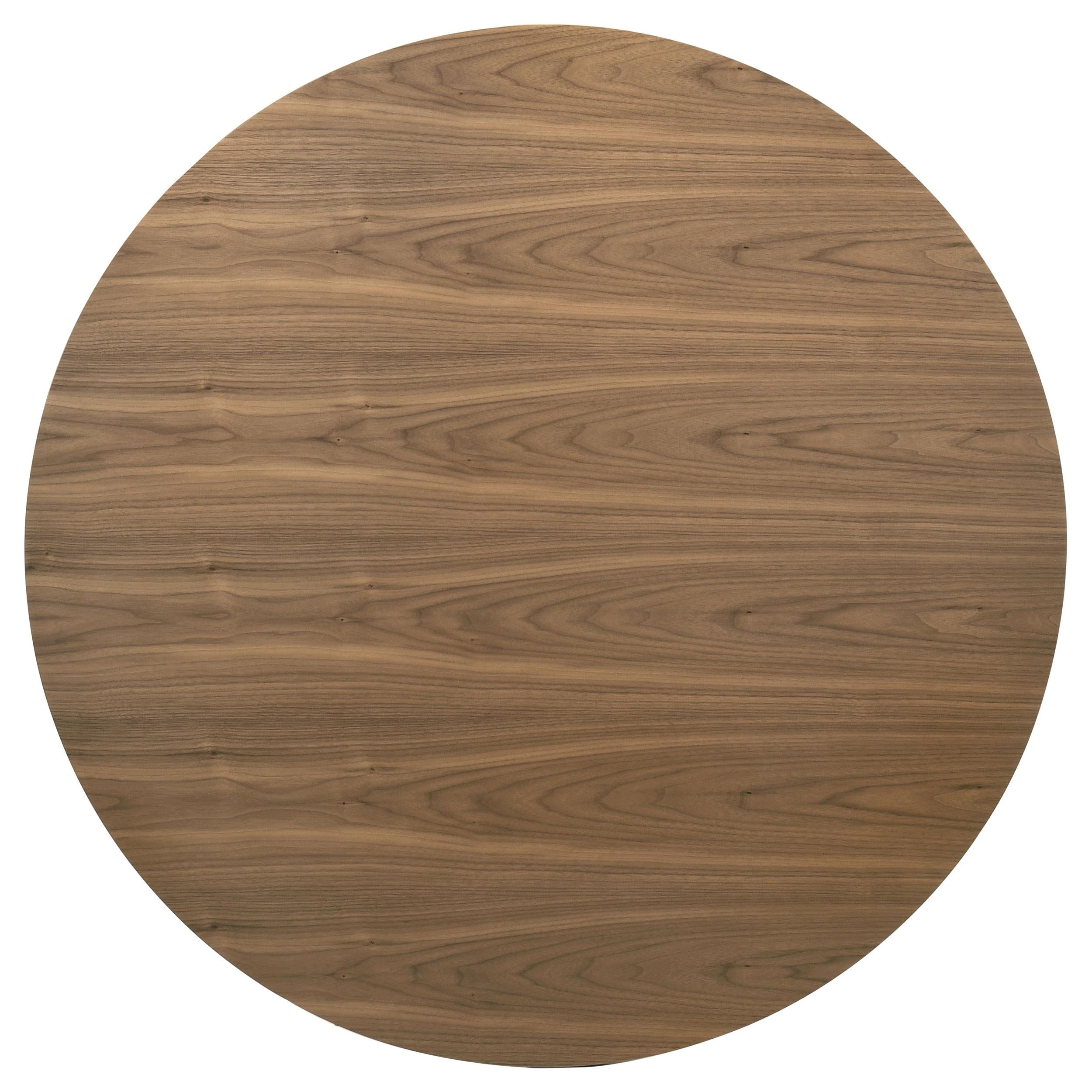 Crestmore 5-piece 46-inch Round Wood Dining Table Set Walnut - Ideal Furniture (Fresno,CA) 