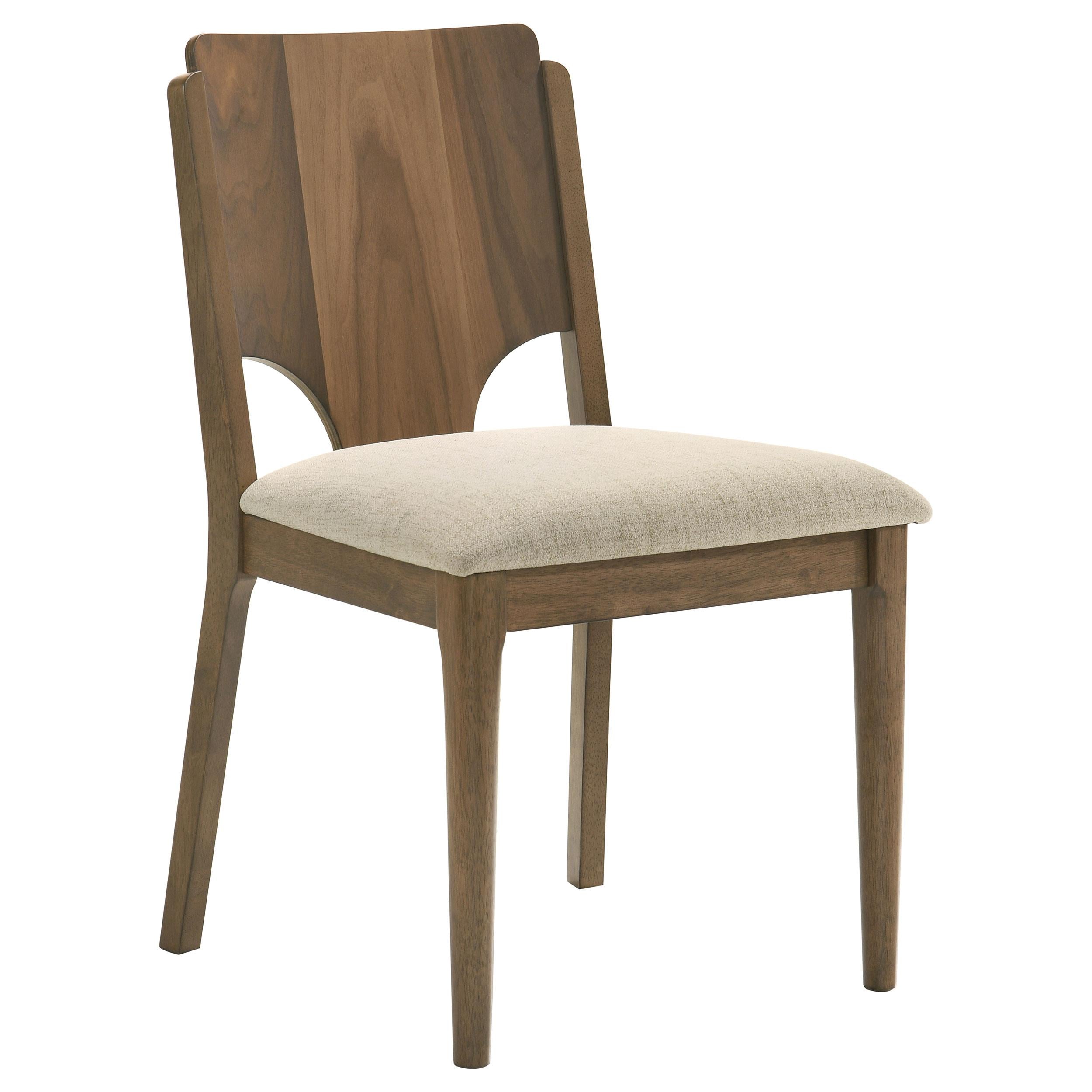 Crestmore 5-piece 46-inch Round Wood Dining Table Set Walnut - Ideal Furniture (Fresno,CA) 