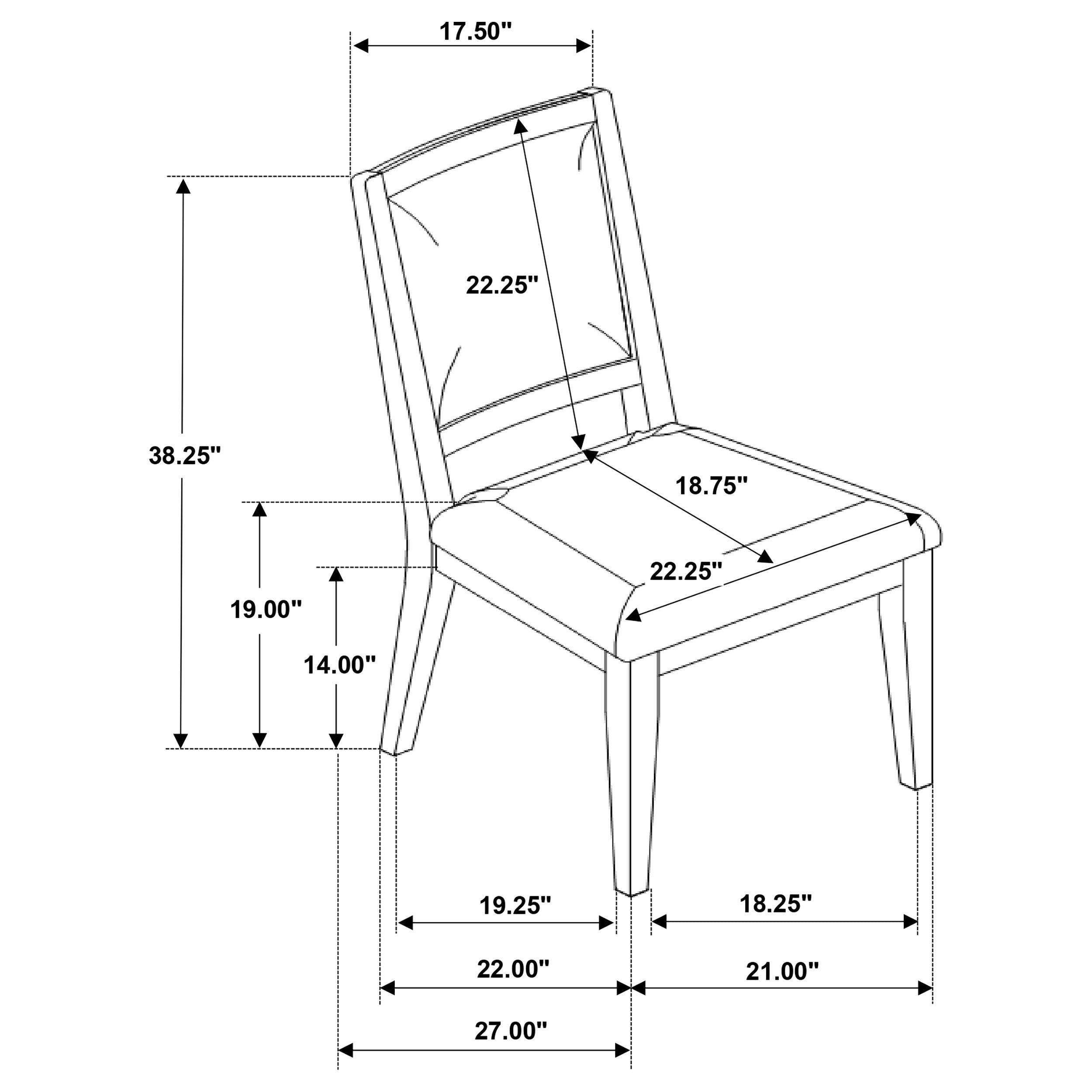 Trofello 5 Pc Dining Set