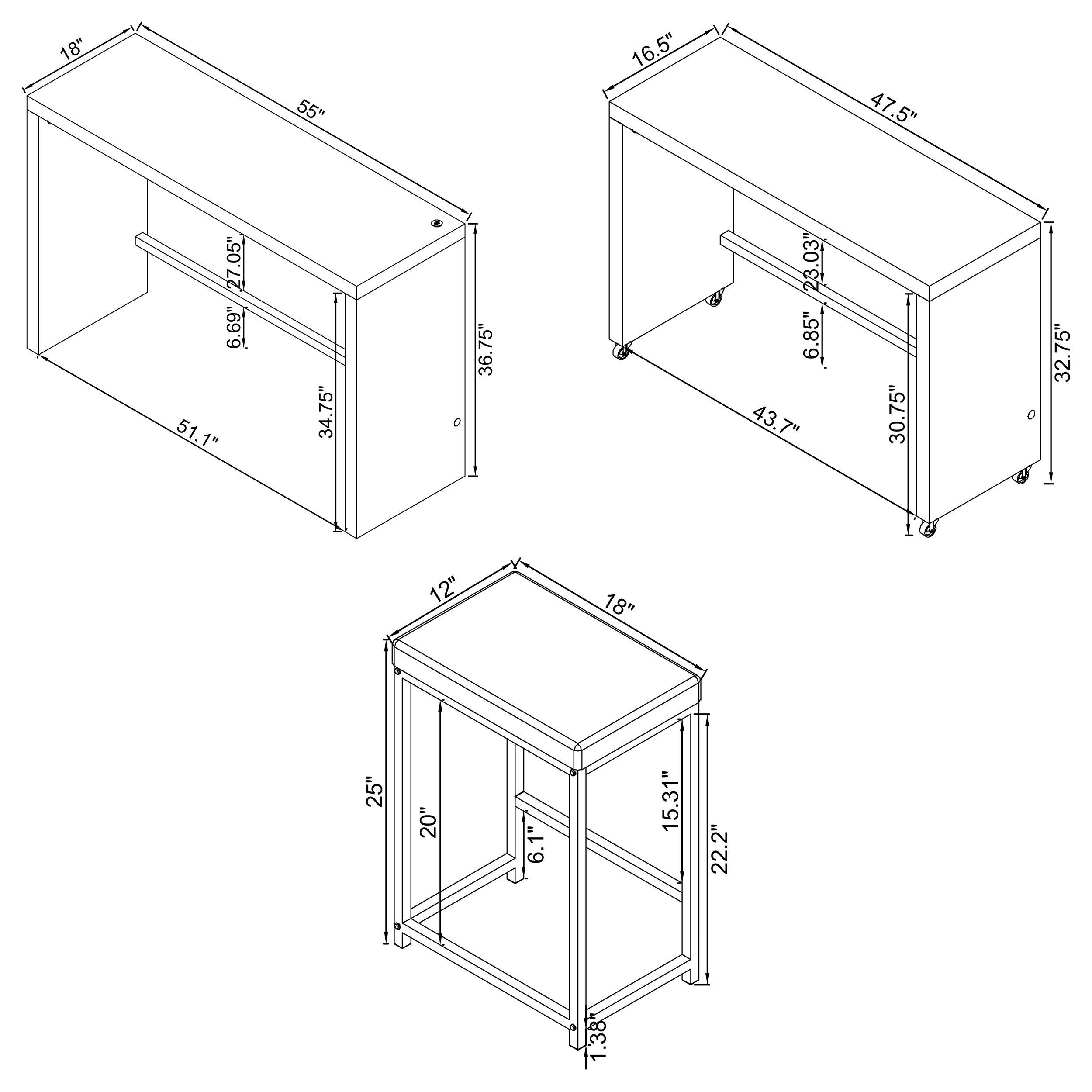 Davista 4 Pc Counter Height Dining Set