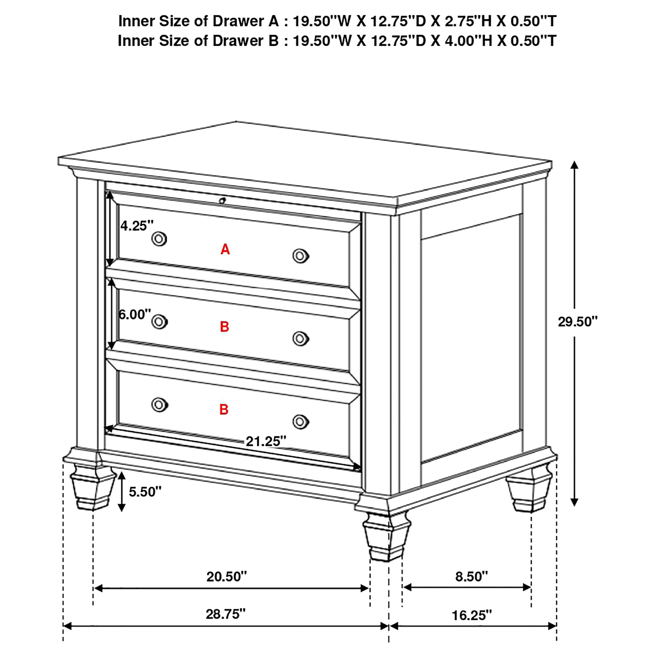 Sandy Beach Nightstand