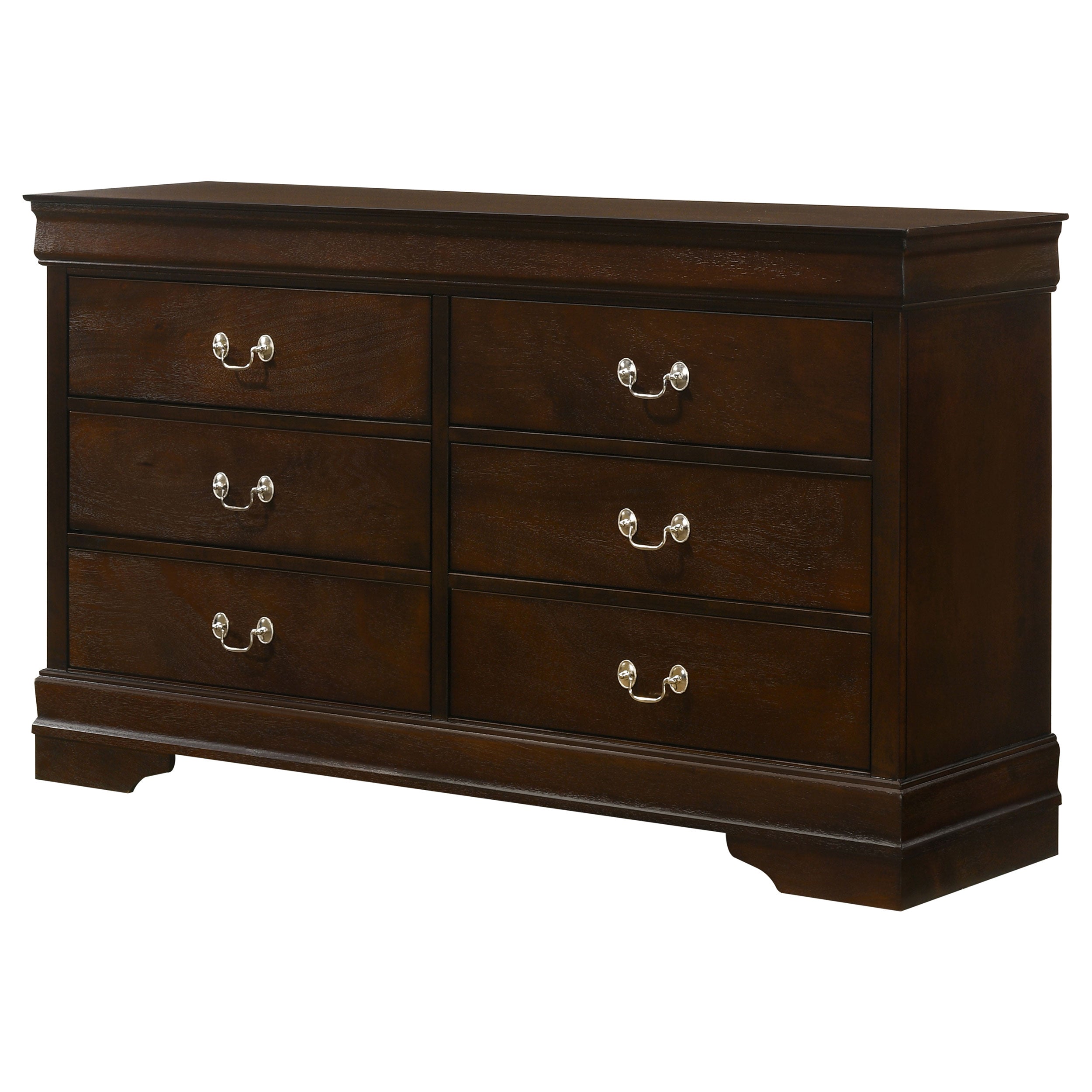 Louis Philippe Dresser Brown - Ideal Furniture (Fresno,CA) 