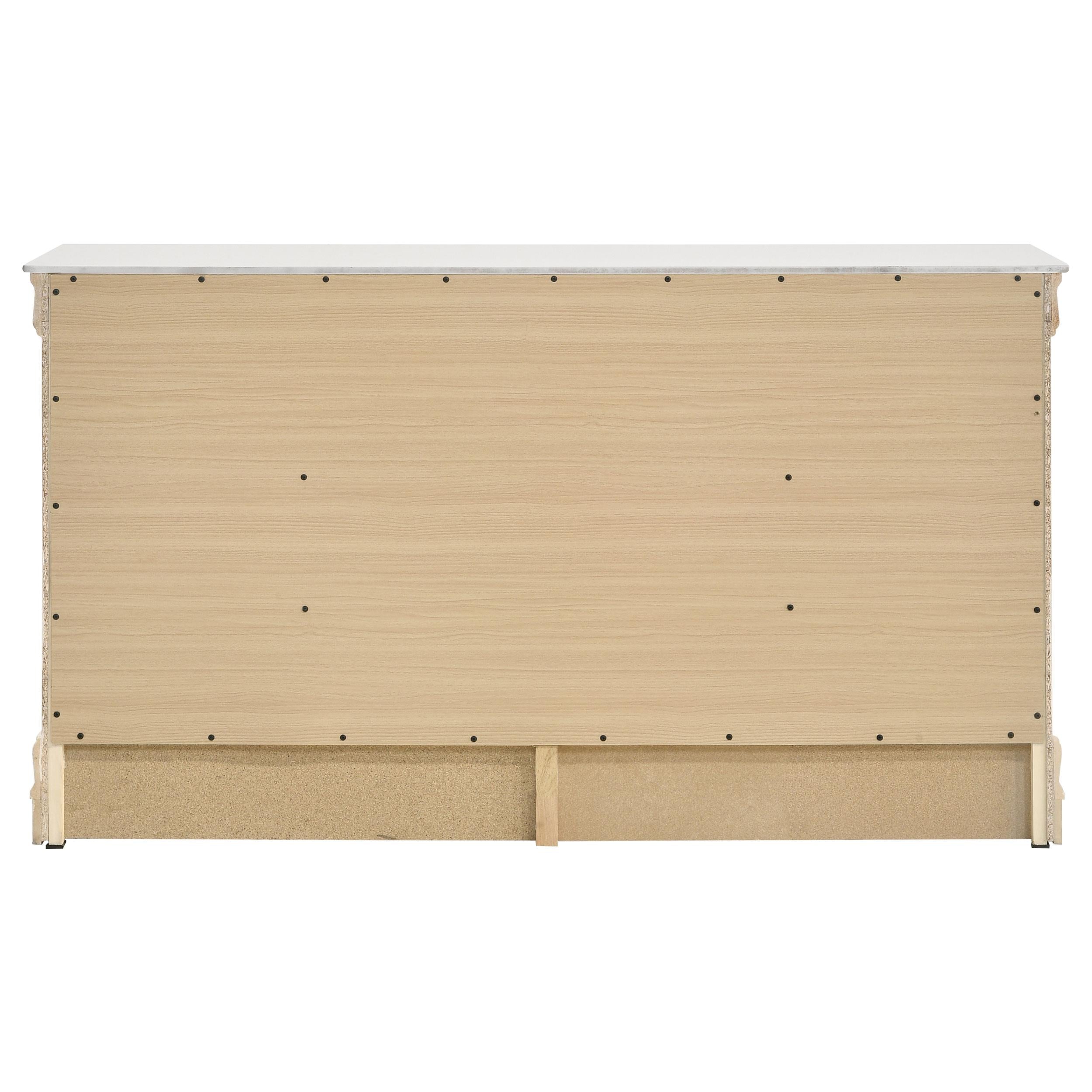 Louis Philippe 6-drawer Dresser White - Ideal Furniture (Fresno,CA) 