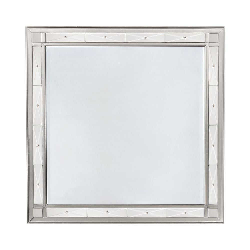 Leighton Beveled Dresser Mirror Metallic Mercury image