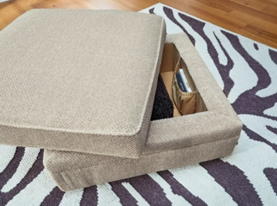 Calnita Ottoman With Storage - Ideal Furniture (Fresno,CA) 