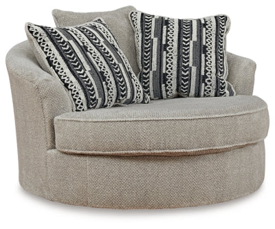 Calnita Oversized Swivel Accent Chair - Ideal Furniture (Fresno,CA) 