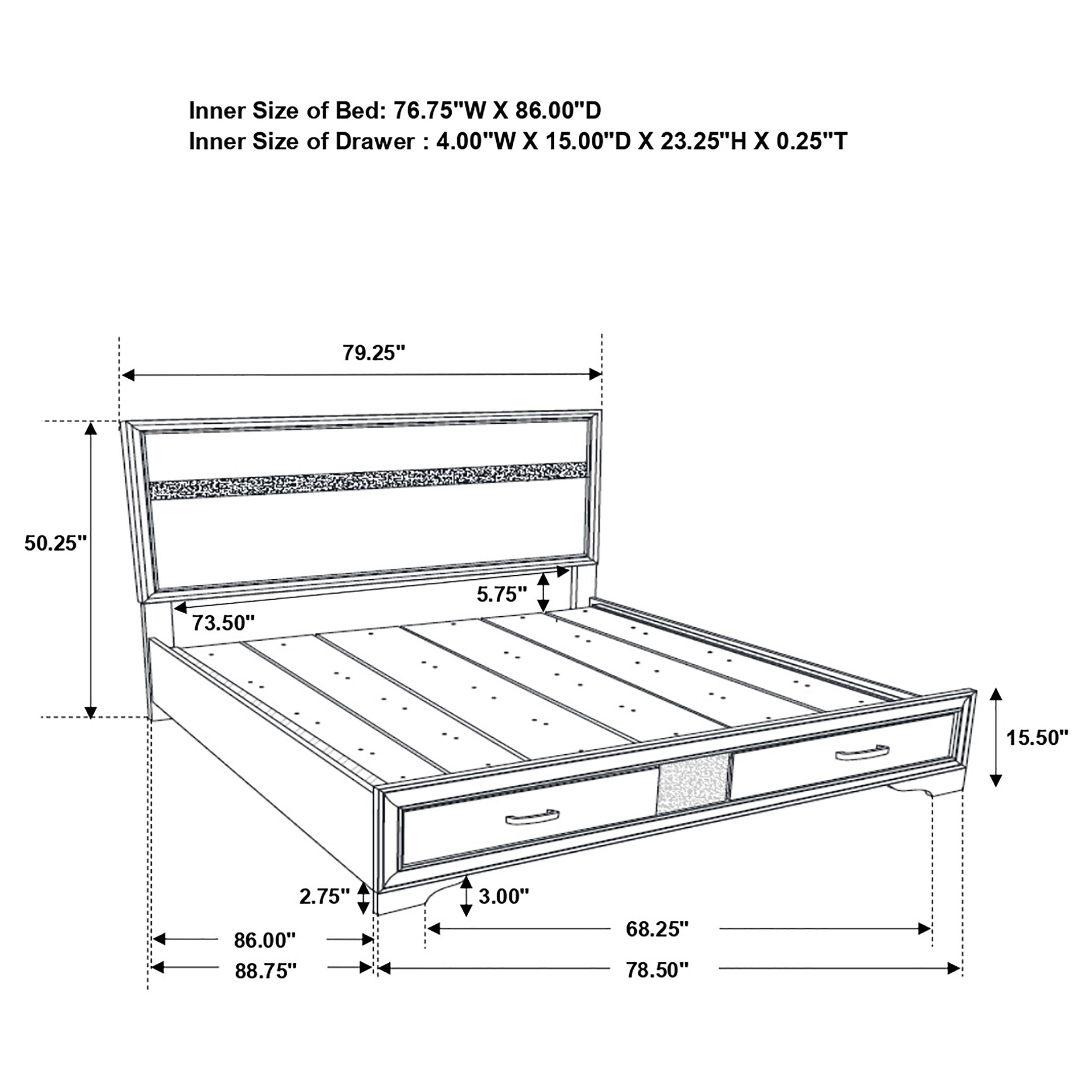 Miranda Bedroom Set with Storage