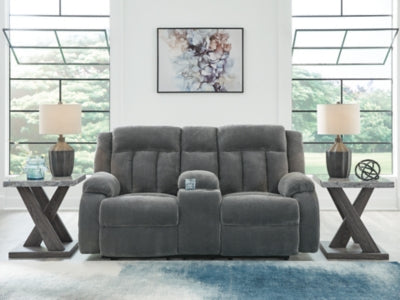 Observation Power Reclining Loveseat with Console - Ideal Furniture (Fresno,CA) 
