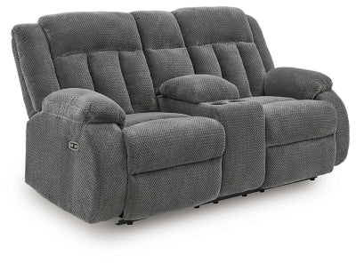 Observation Power Reclining Loveseat with Console - Ideal Furniture (Fresno,CA) 
