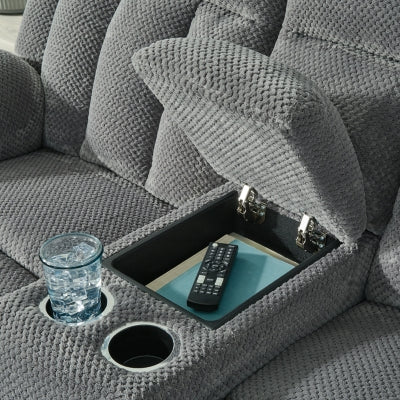 Observation Power Reclining Loveseat with Console - Ideal Furniture (Fresno,CA) 