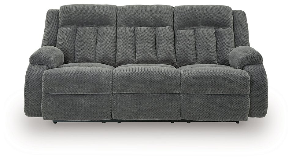 Observation Power Reclining Sofa with Drop Down Table - Ideal Furniture (Fresno,CA) 