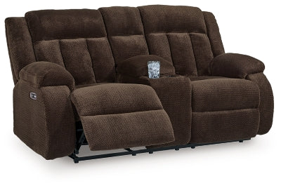 Observation Power Reclining Loveseat with Console - Ideal Furniture (Fresno,CA) 