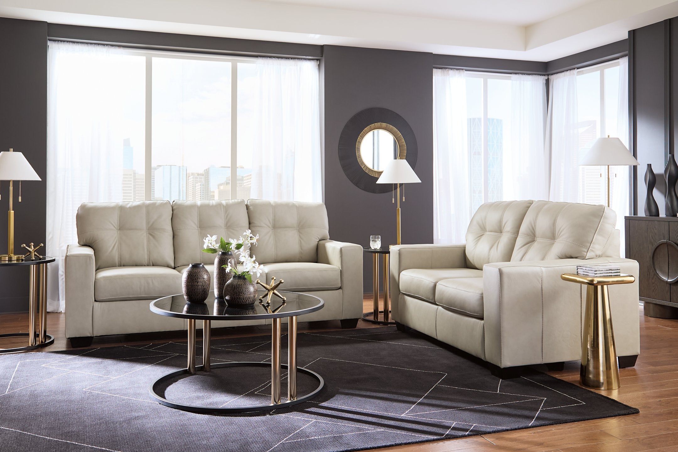 Santorine Living Room Set - Ideal Furniture (Fresno,CA) 
