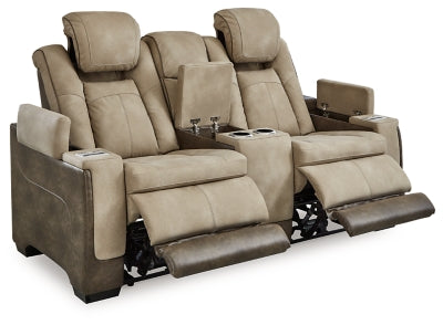 Next-Gen DuraPella Power Reclining Loveseat with Console - Ideal Furniture (Fresno,CA) 