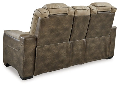 Next-Gen DuraPella Power Reclining Loveseat with Console - Ideal Furniture (Fresno,CA) 