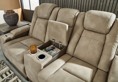 Next-Gen DuraPella Power Reclining Loveseat with Console - Ideal Furniture (Fresno,CA) 