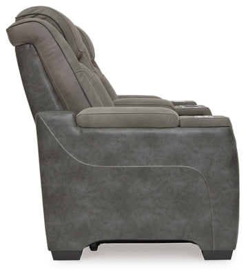 Next-Gen DuraPella Power Reclining Loveseat with Console - Ideal Furniture (Fresno,CA) 