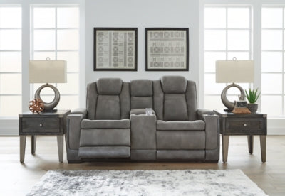 Next-Gen DuraPella Power Reclining Loveseat with Console - Ideal Furniture (Fresno,CA) 