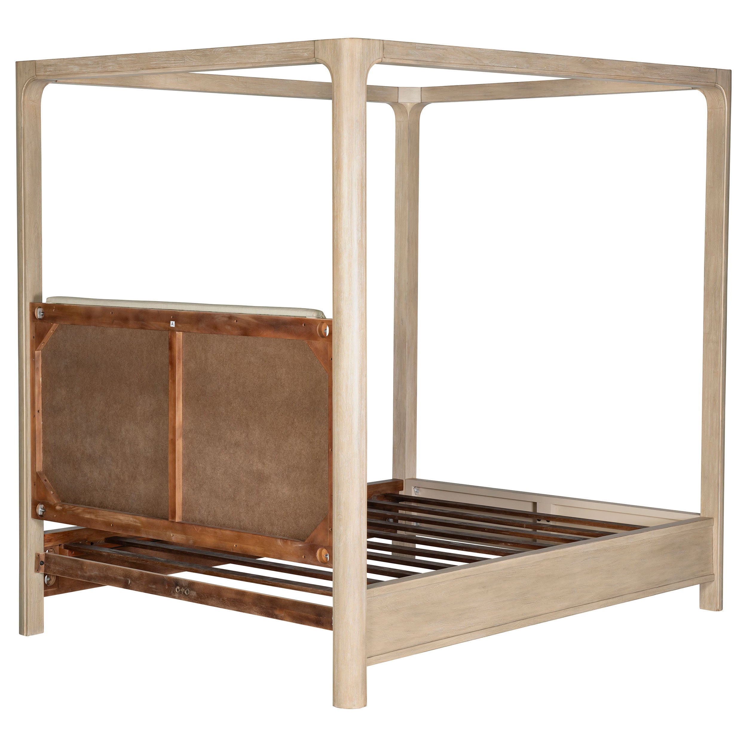 Solano Canopy Panel Platform Bed - Ideal Furniture (Fresno,CA) 