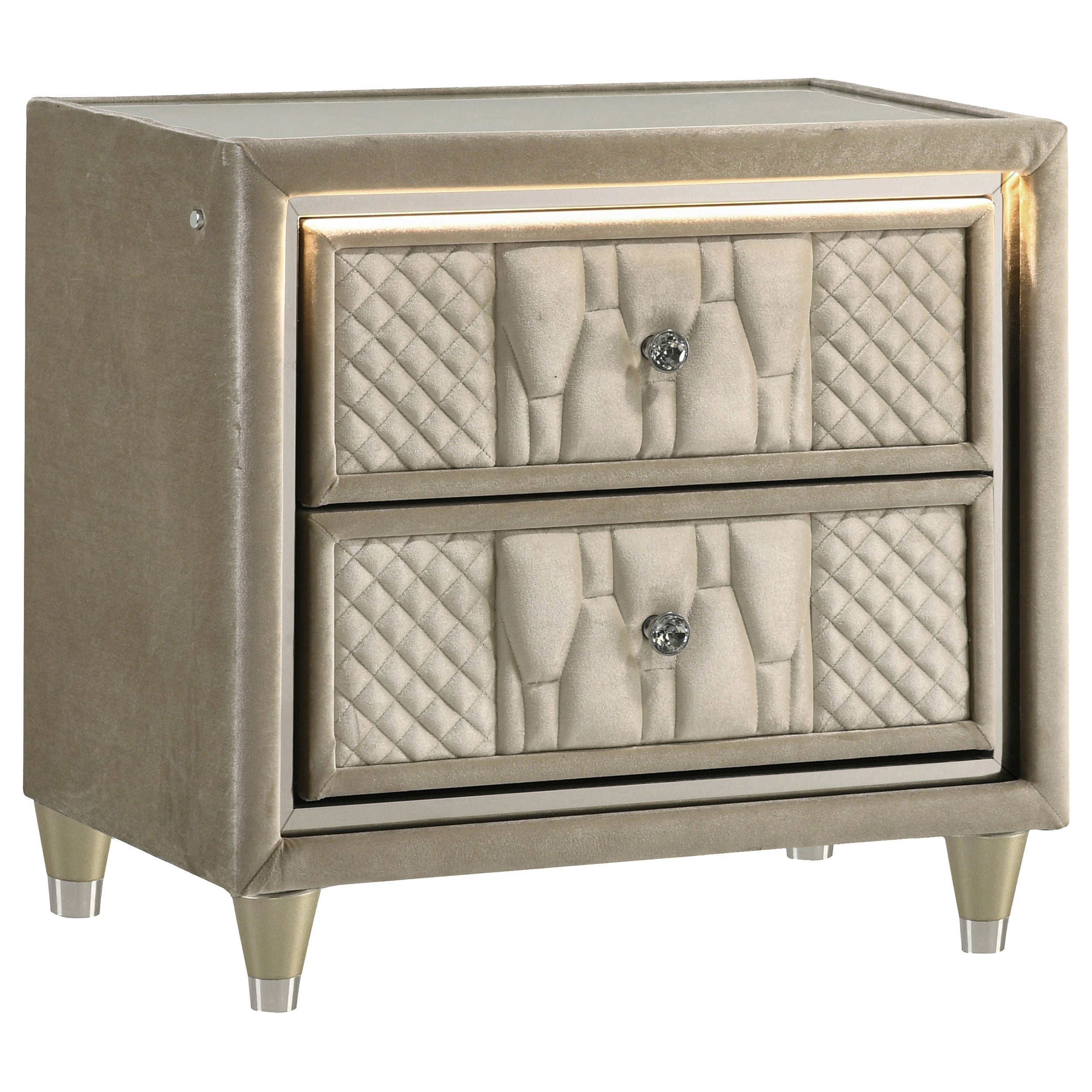 Lorient Nightstand with LED Lighting