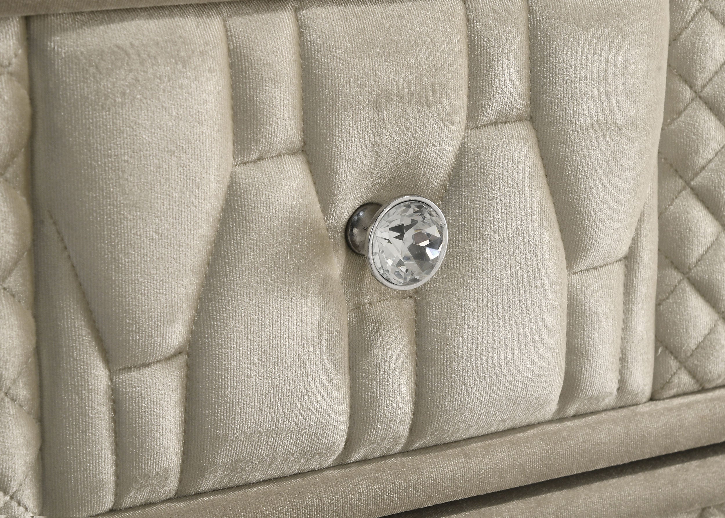 Lorient Nightstand with LED Lighting - Ideal Furniture (Fresno,CA) 