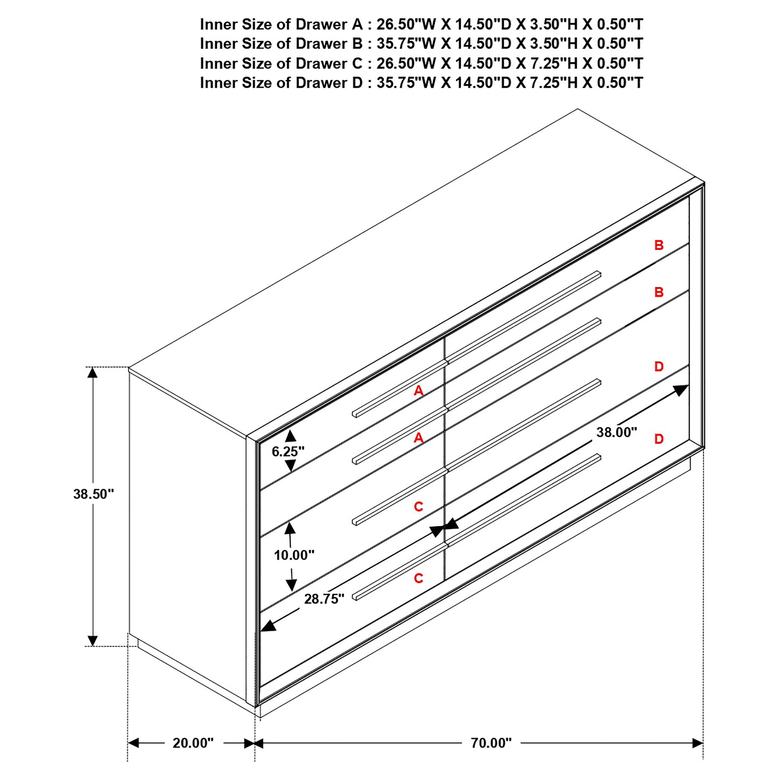 Durango Bedroom Set - Ideal Furniture (Fresno,CA) 