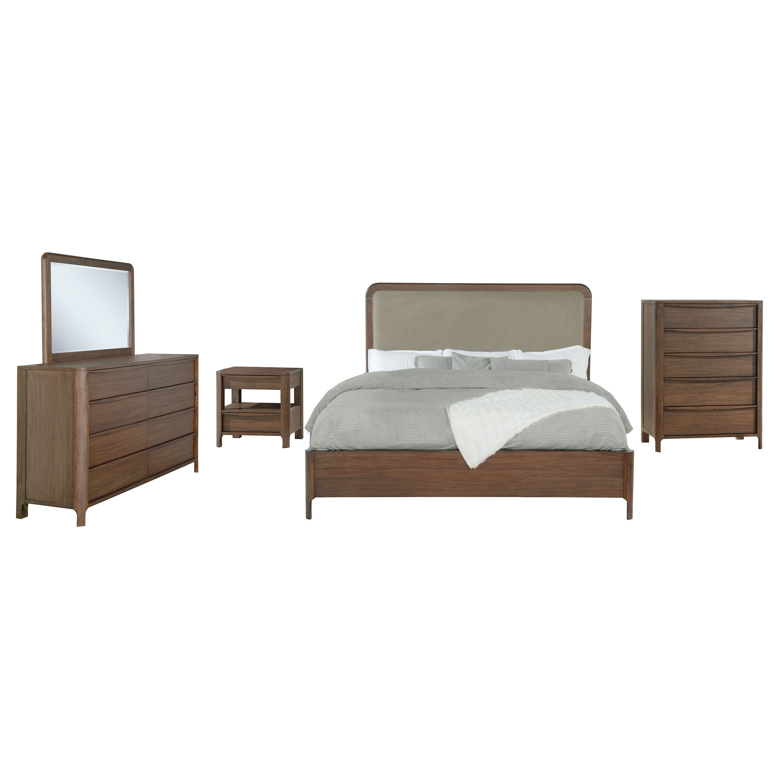 Maderia 4 & 5 Piece Bedroom Set - Ideal Furniture (Fresno,CA) 