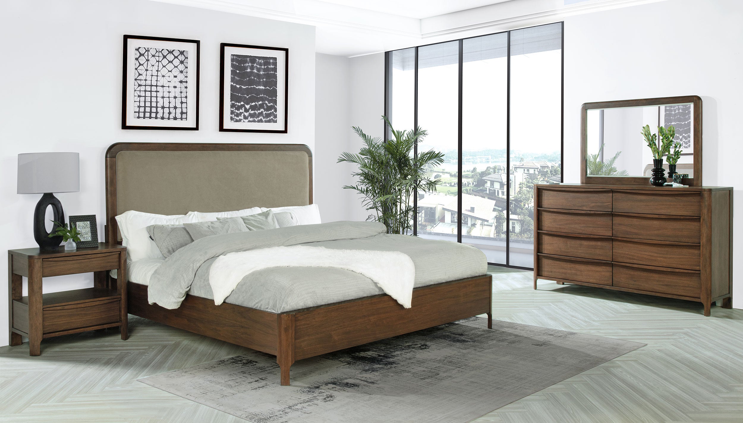 Maderia 4 & 5 Piece Bedroom Set - Ideal Furniture (Fresno,CA) 