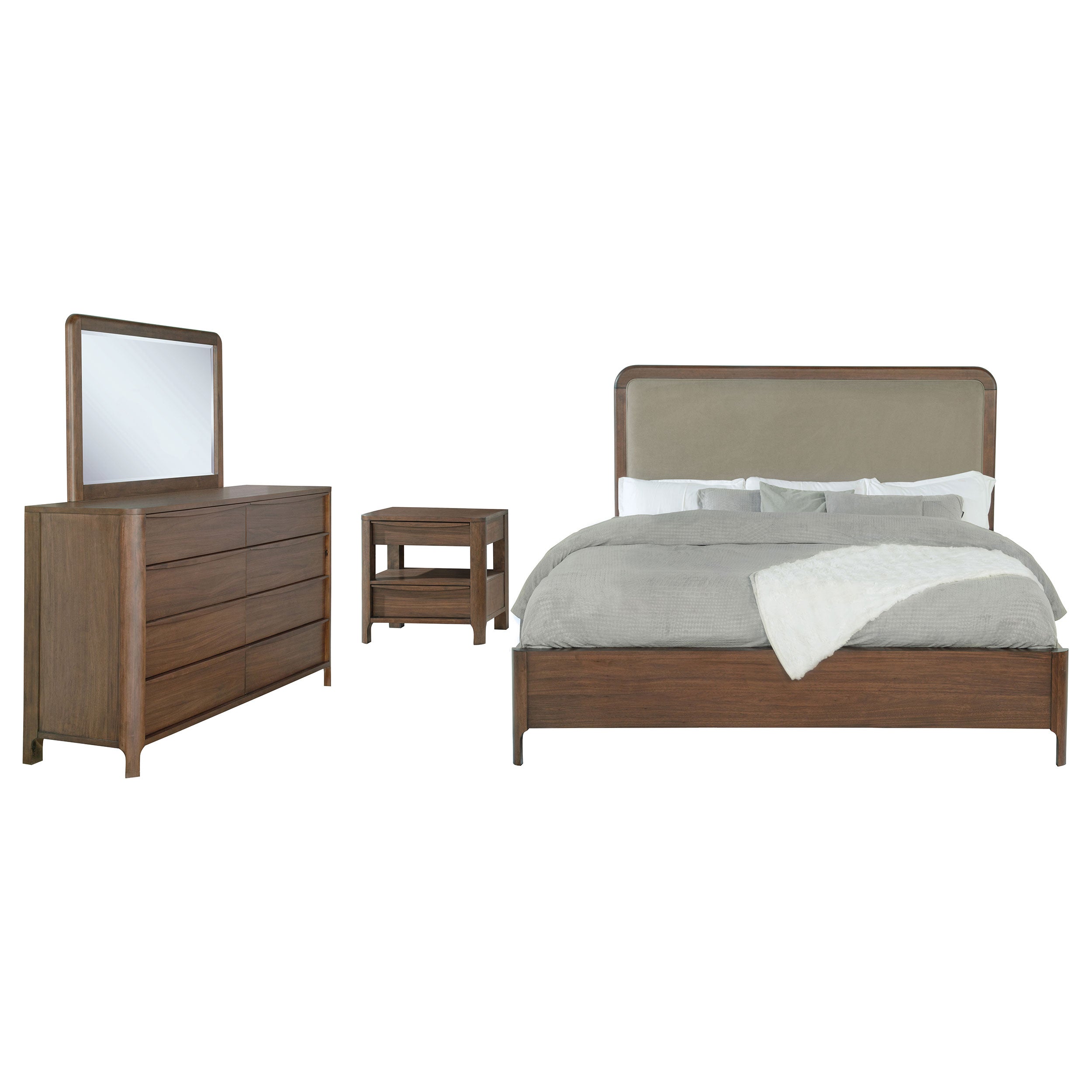Maderia 4 & 5 Piece Bedroom Set - Ideal Furniture (Fresno,CA) 