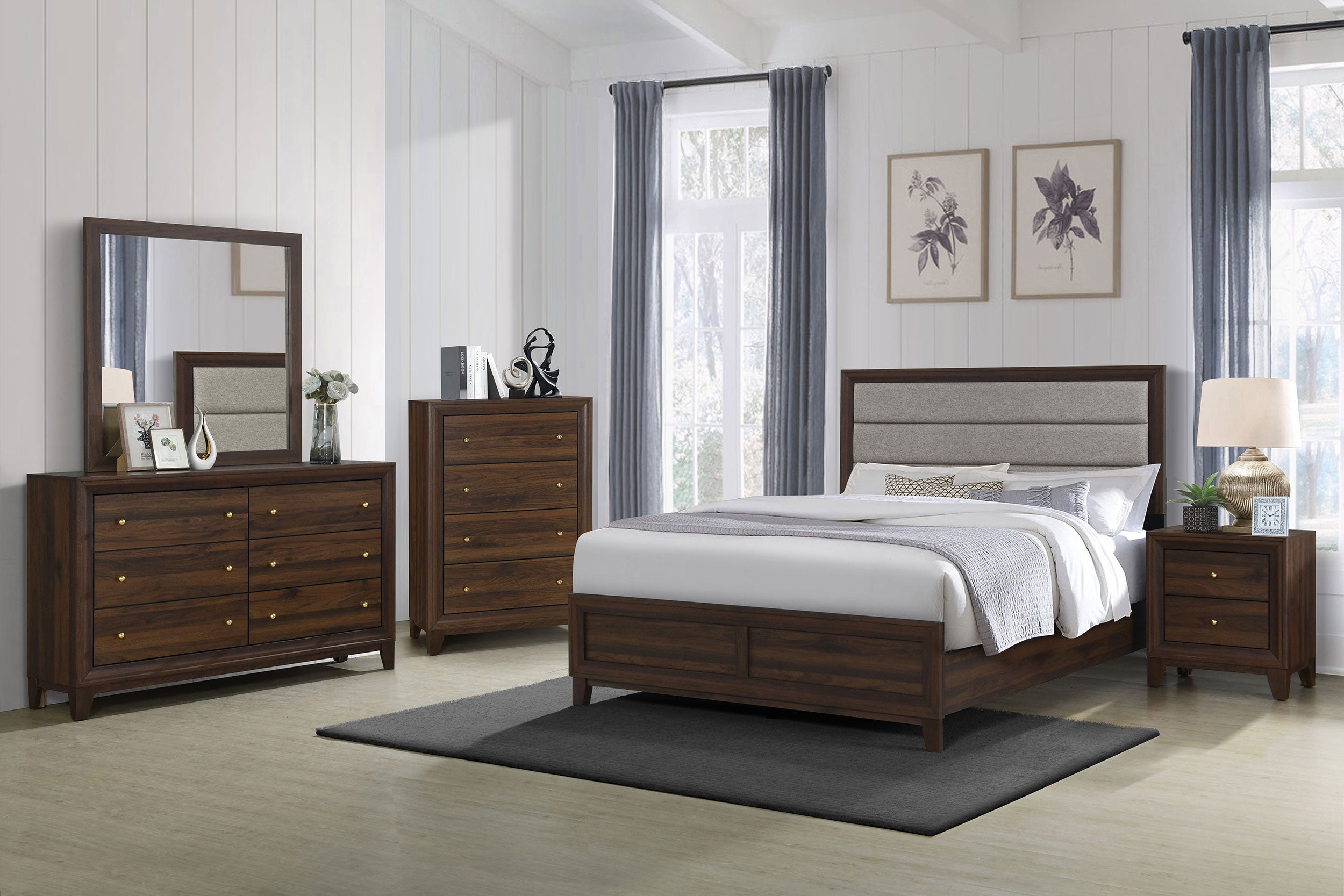 Welsley 4 & 5 PieceBedroom Set - Ideal Furniture (Fresno,CA) 