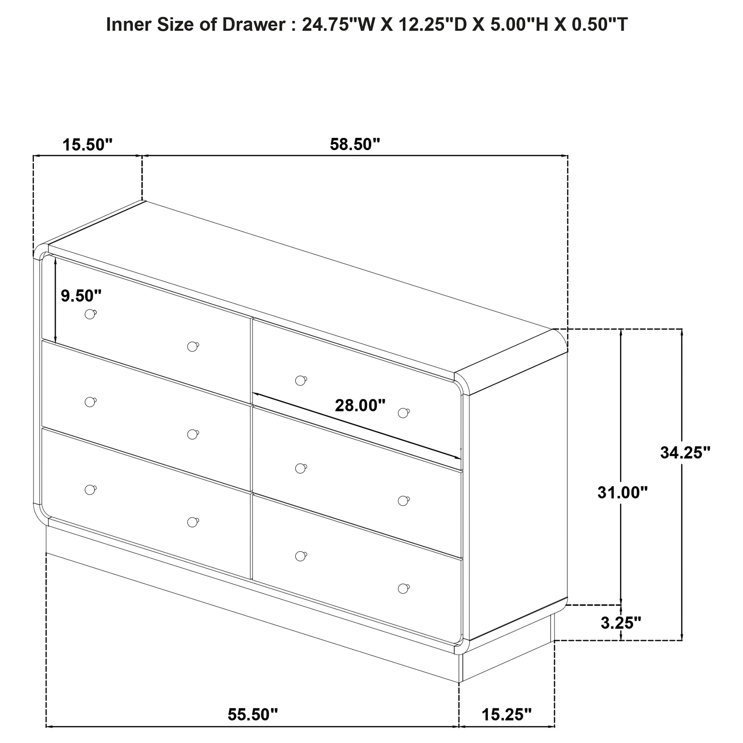 Cavelle 4 Pc Bedroom Set