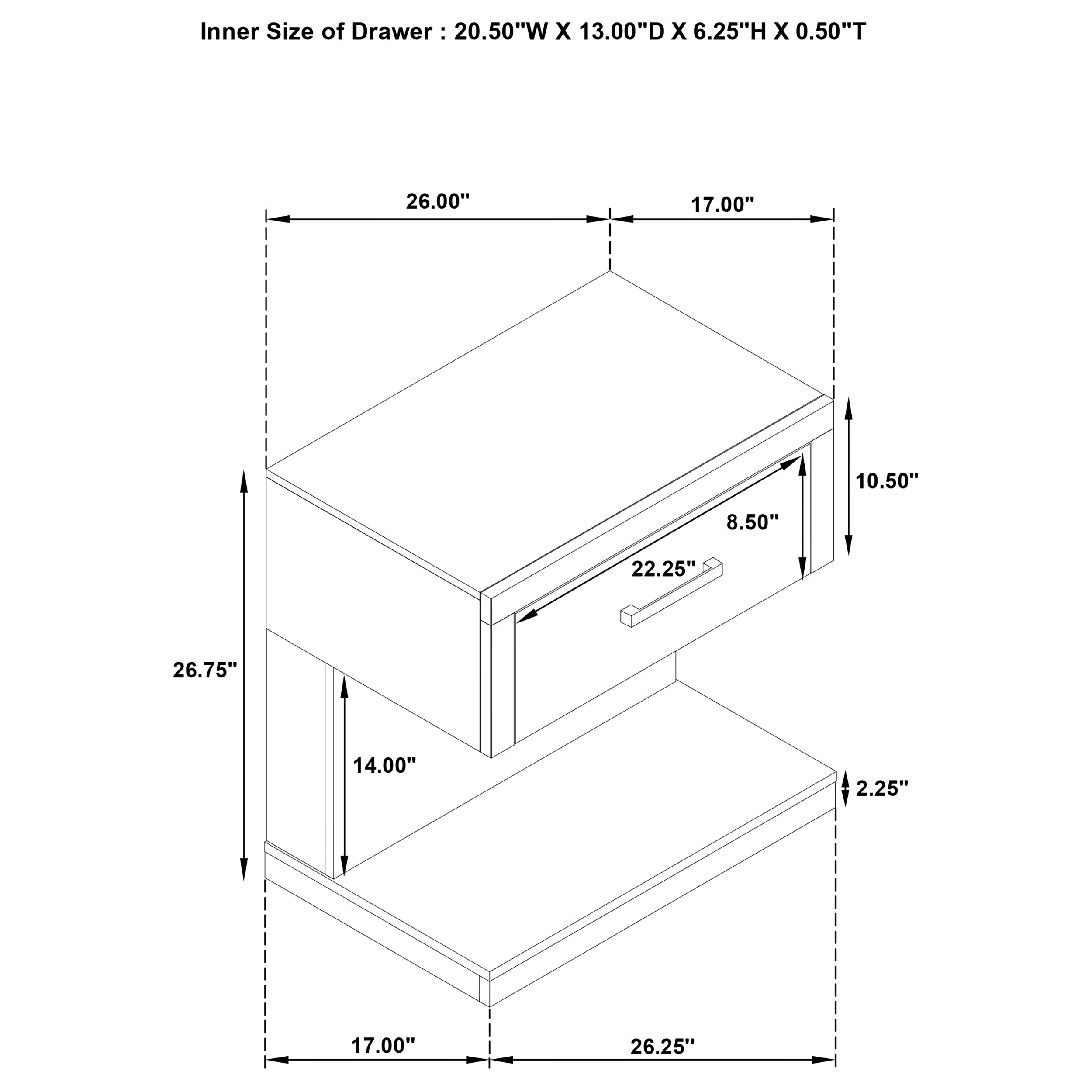 Kenora 4 & 5 Piece Bedroom Set E.King, Queen, & Cal.king - Ideal Furniture (Fresno,CA) 