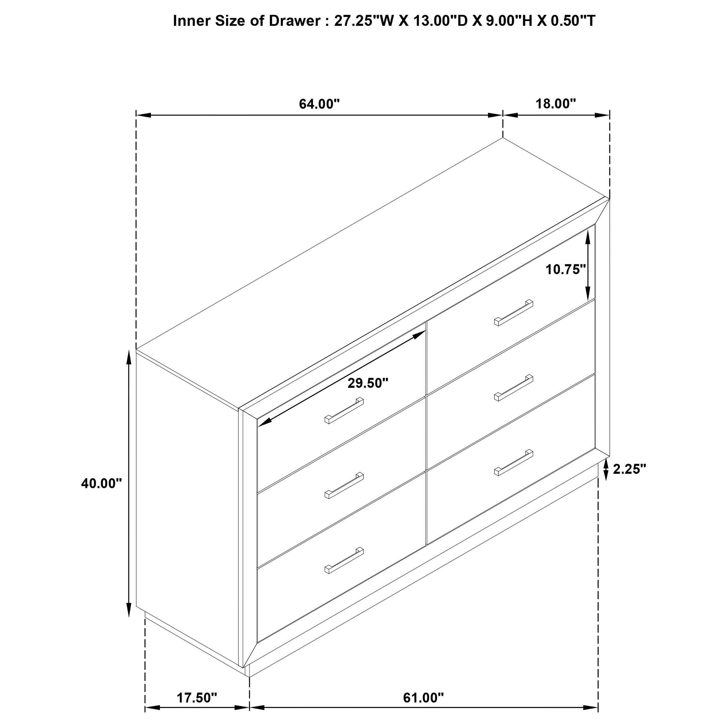 Kenora 4 & 5 Piece Bedroom Set E.King, Queen, & Cal.king - Ideal Furniture (Fresno,CA) 