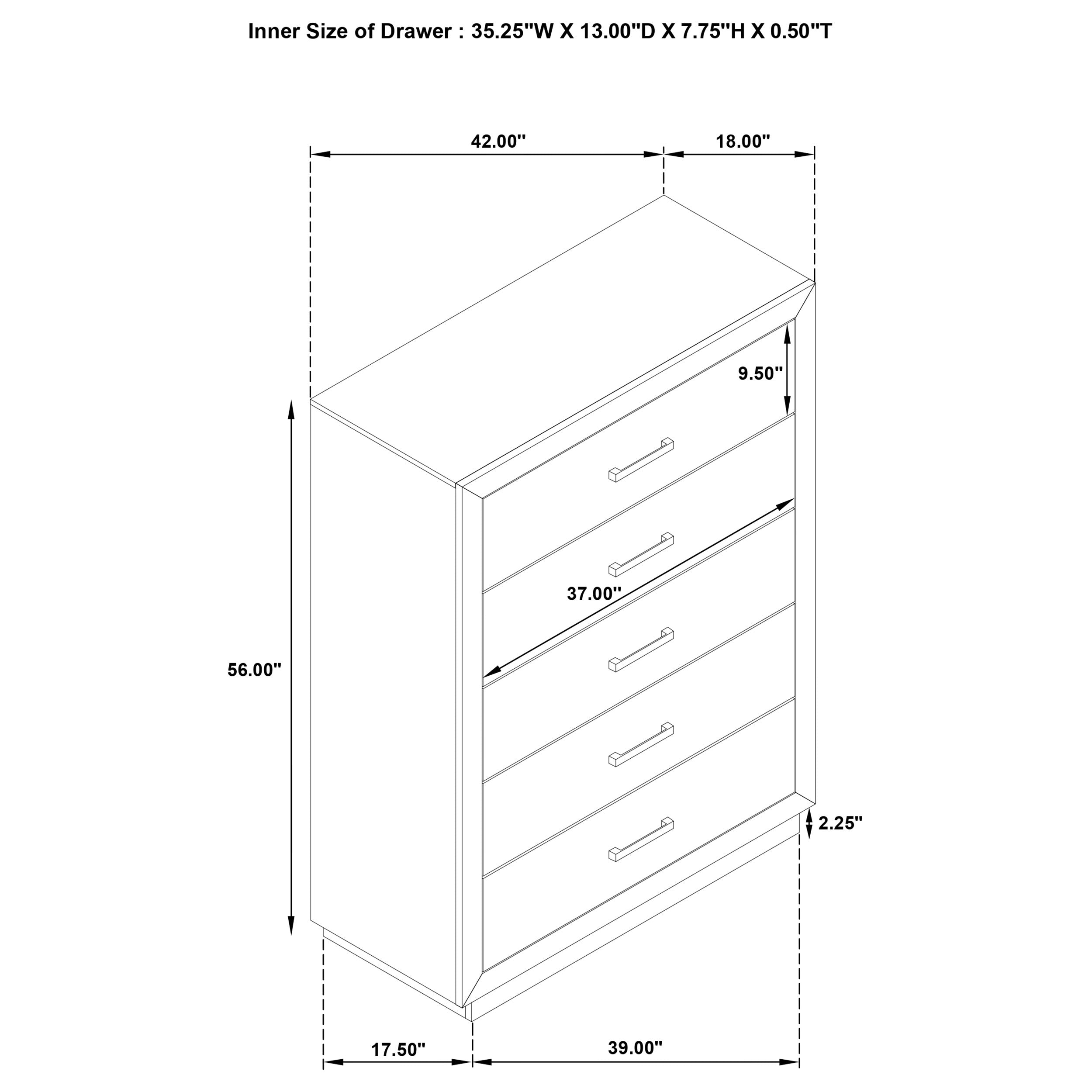 Kenora 4 & 5 Piece Bedroom Set E.King, Queen, & Cal.king - Ideal Furniture (Fresno,CA) 