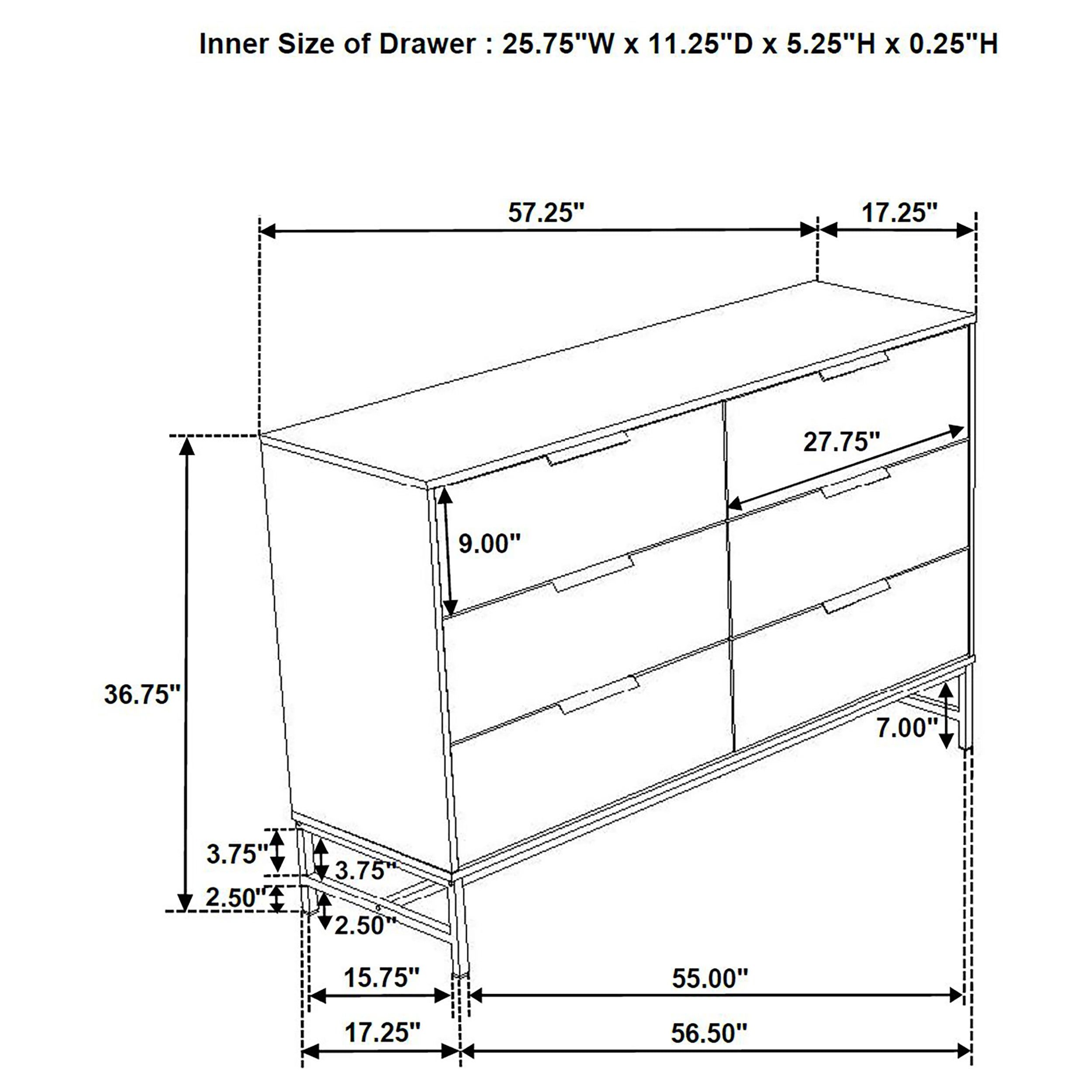 Sonora 4 & 5 Piece Bedroom Set