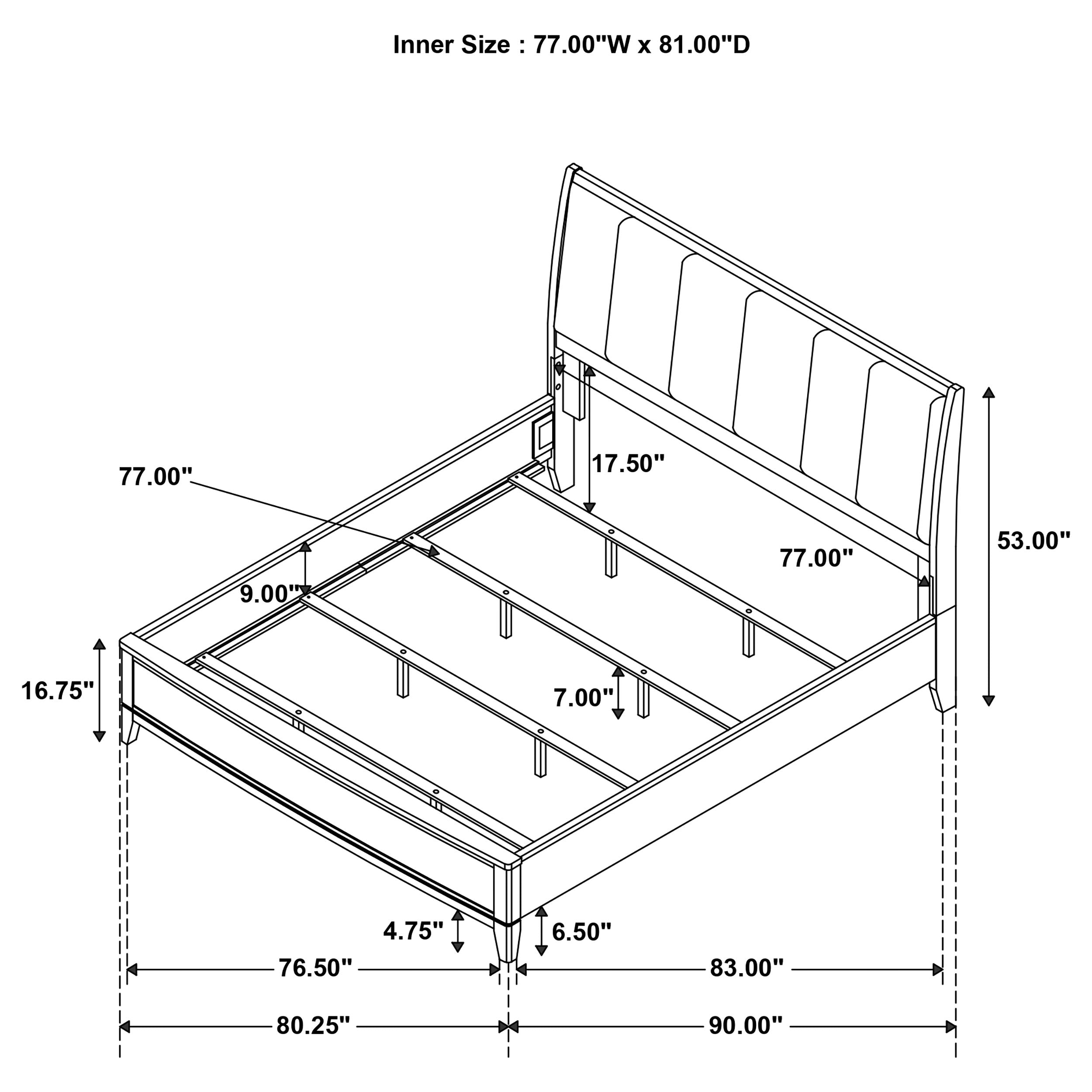 Granada 4 & 5 Piece Bedroom Set E.King, Cal.King & Queen - Ideal Furniture (Fresno,CA) 