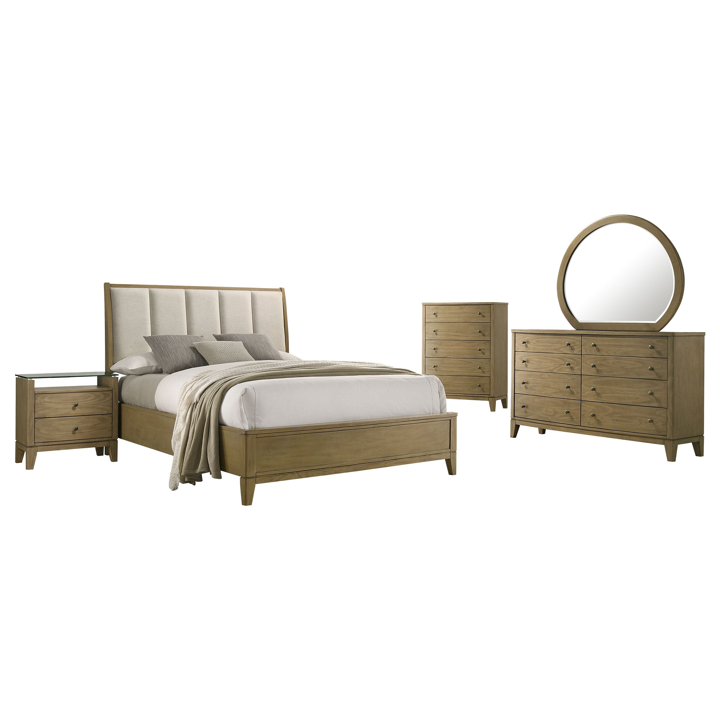 Granada 4 & 5 Piece Bedroom Set E.King, Cal.King & Queen - Ideal Furniture (Fresno,CA) 