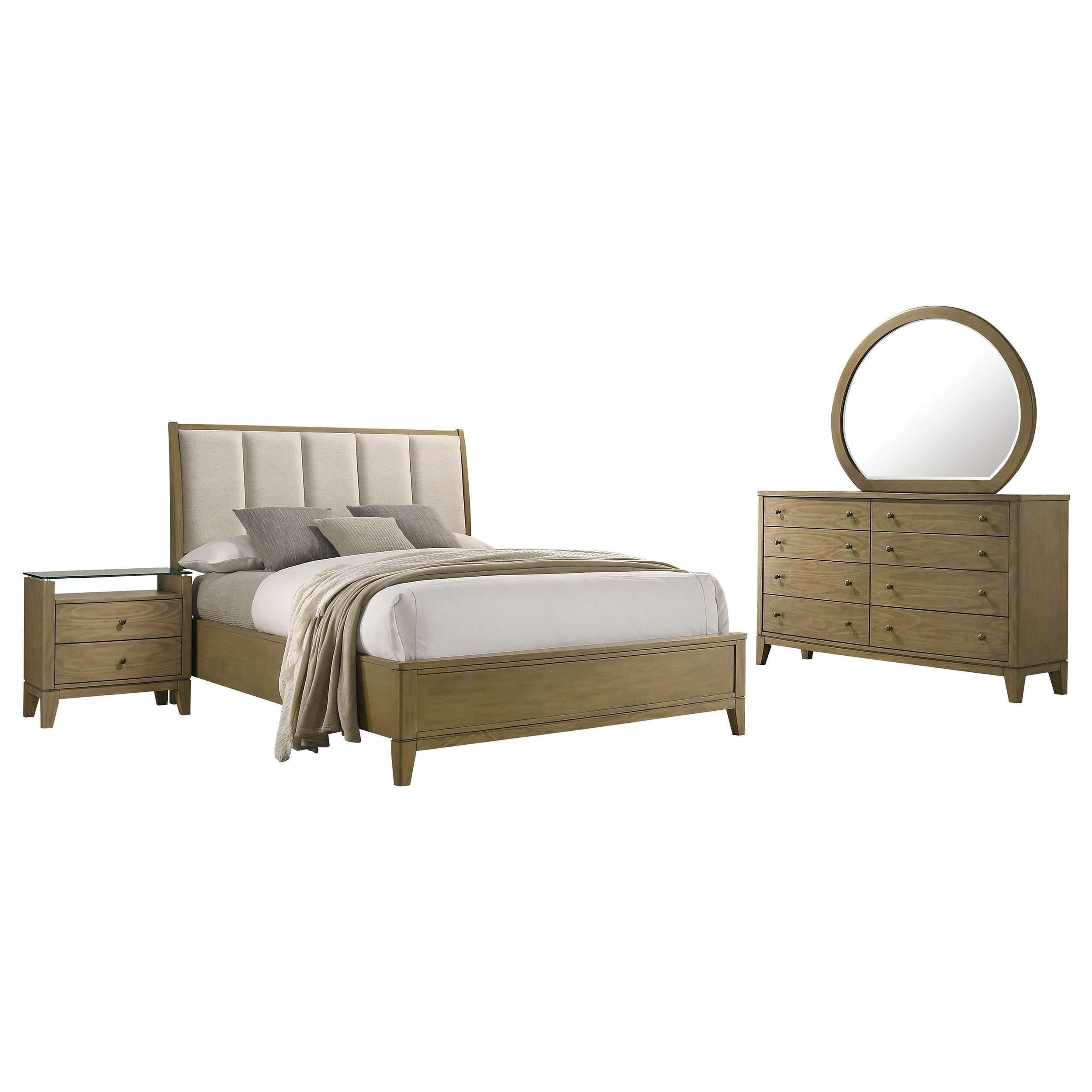 Granada 4 & 5 Piece Bedroom Set E.King, Cal.King & Queen - Ideal Furniture (Fresno,CA) 