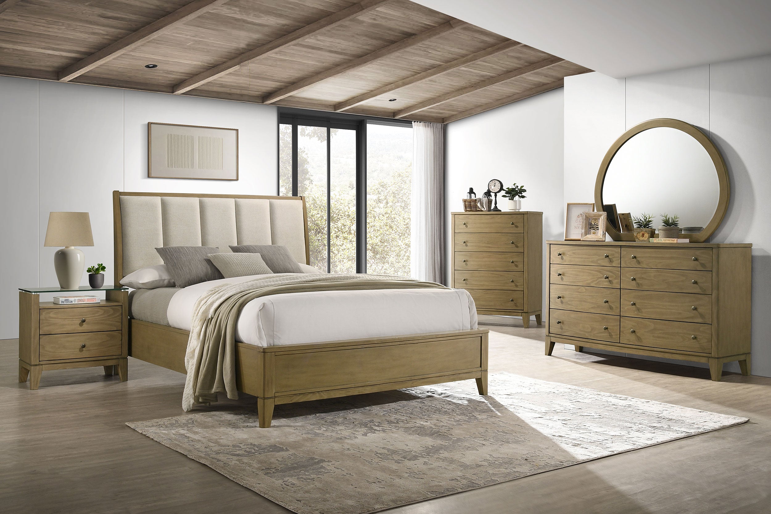 Granada 4 & 5 Piece Bedroom Set E.King, Cal.King & Queen - Ideal Furniture (Fresno,CA) 