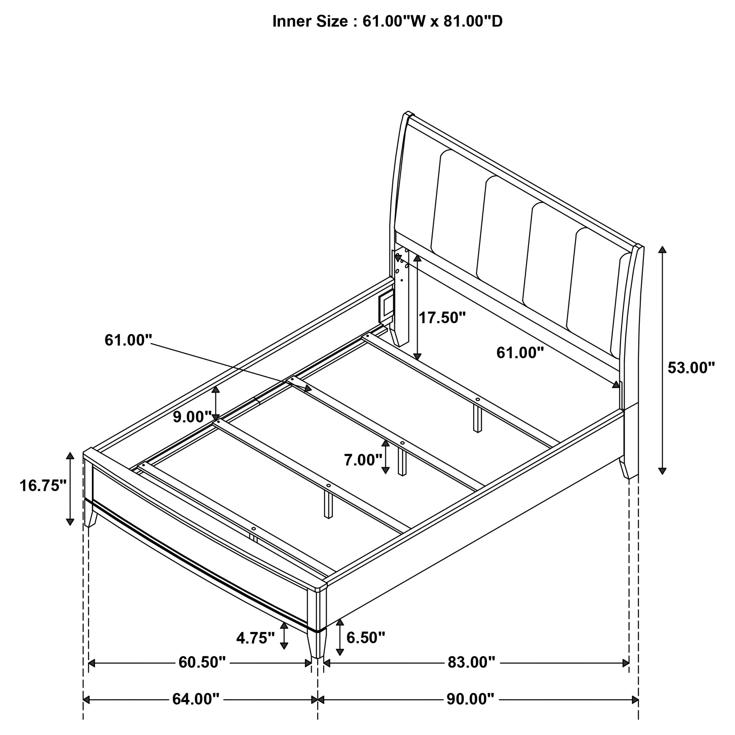 Granada 4 & 5 Piece Bedroom Set E.King, Cal.King & Queen - Ideal Furniture (Fresno,CA) 