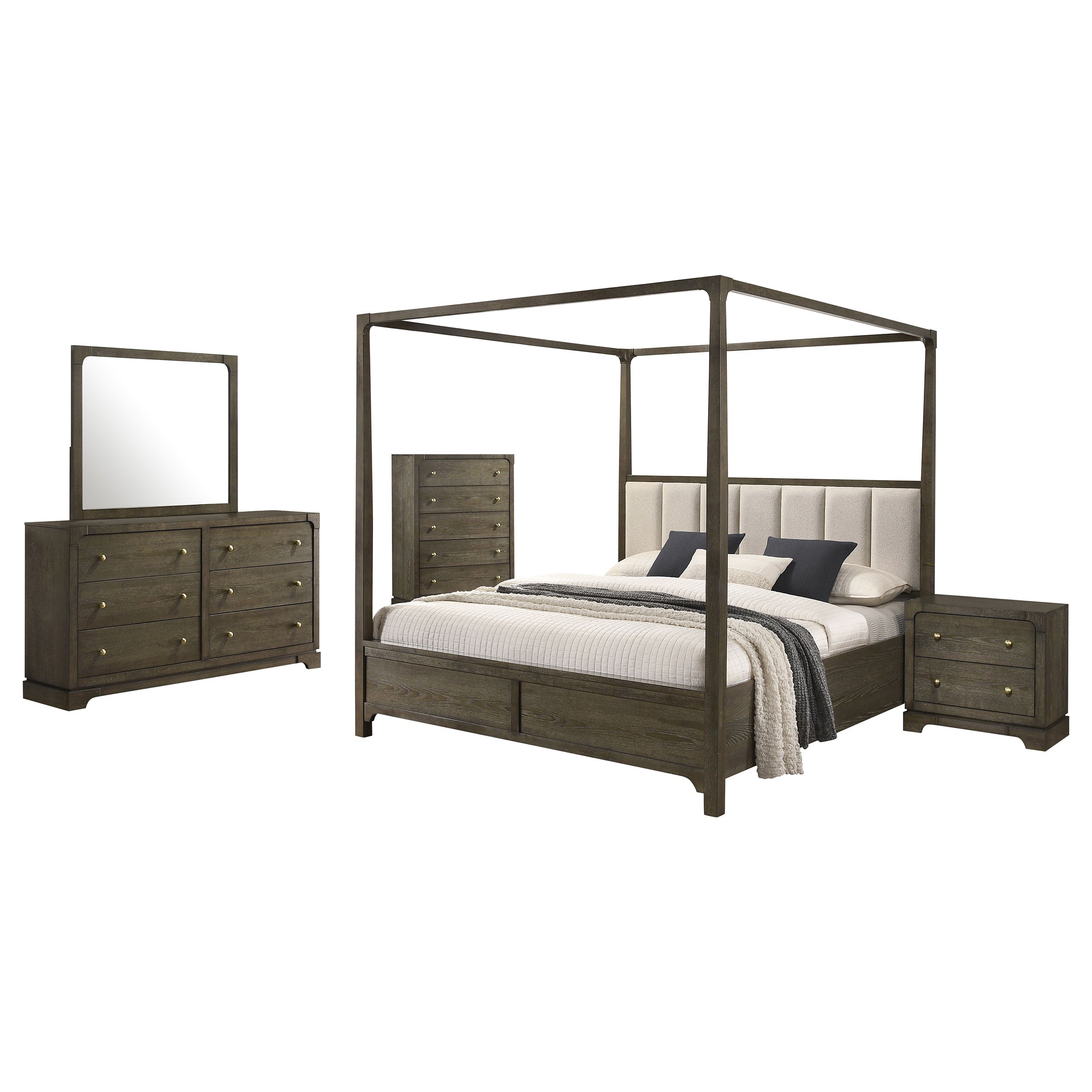 Gran Park 4 & 5 Piece Bedroom Set E.King, Queen, & Cal.King - Ideal Furniture (Fresno,CA) 