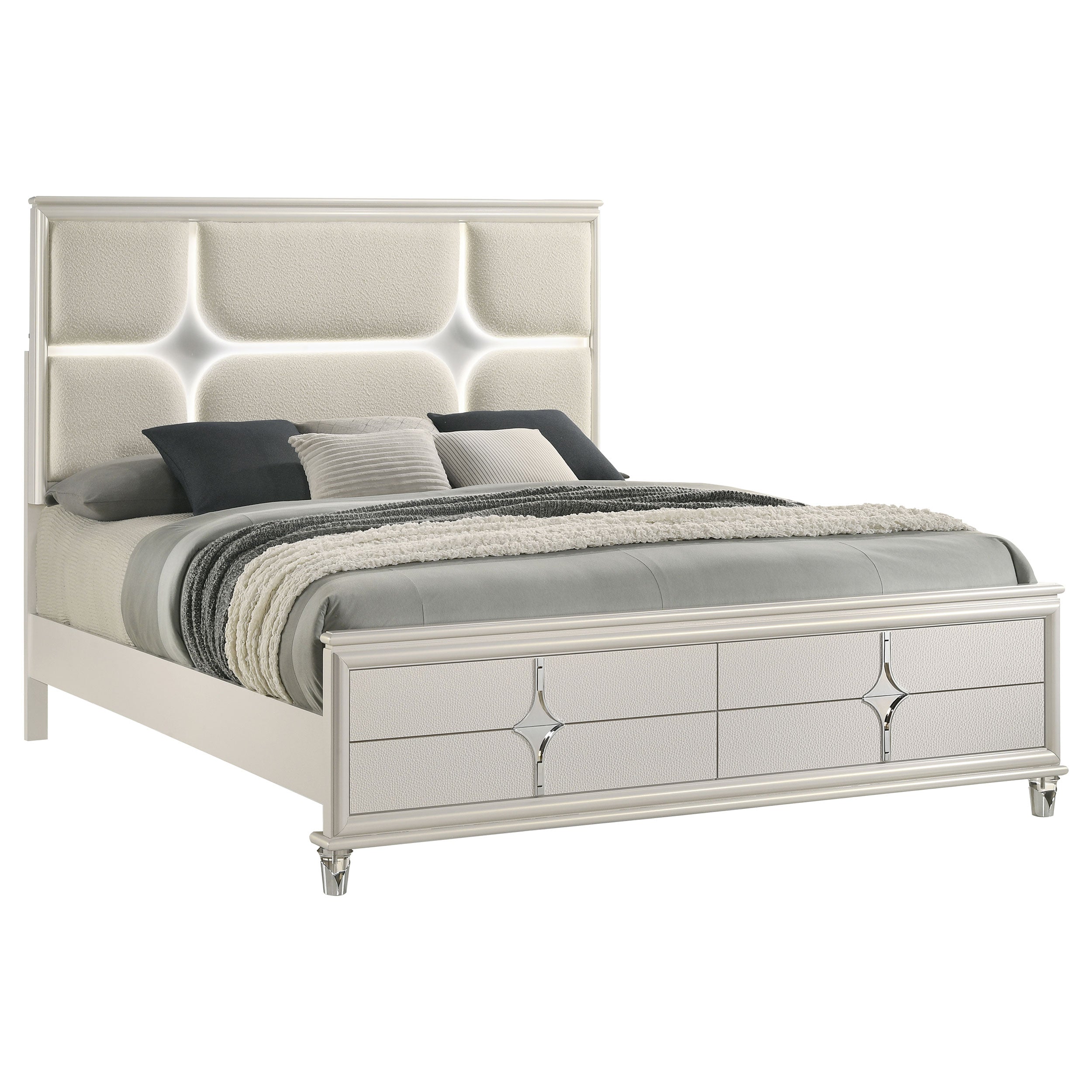 Olivia California King, E.King, & Queen Bed - Ideal Furniture (Fresno,CA) 