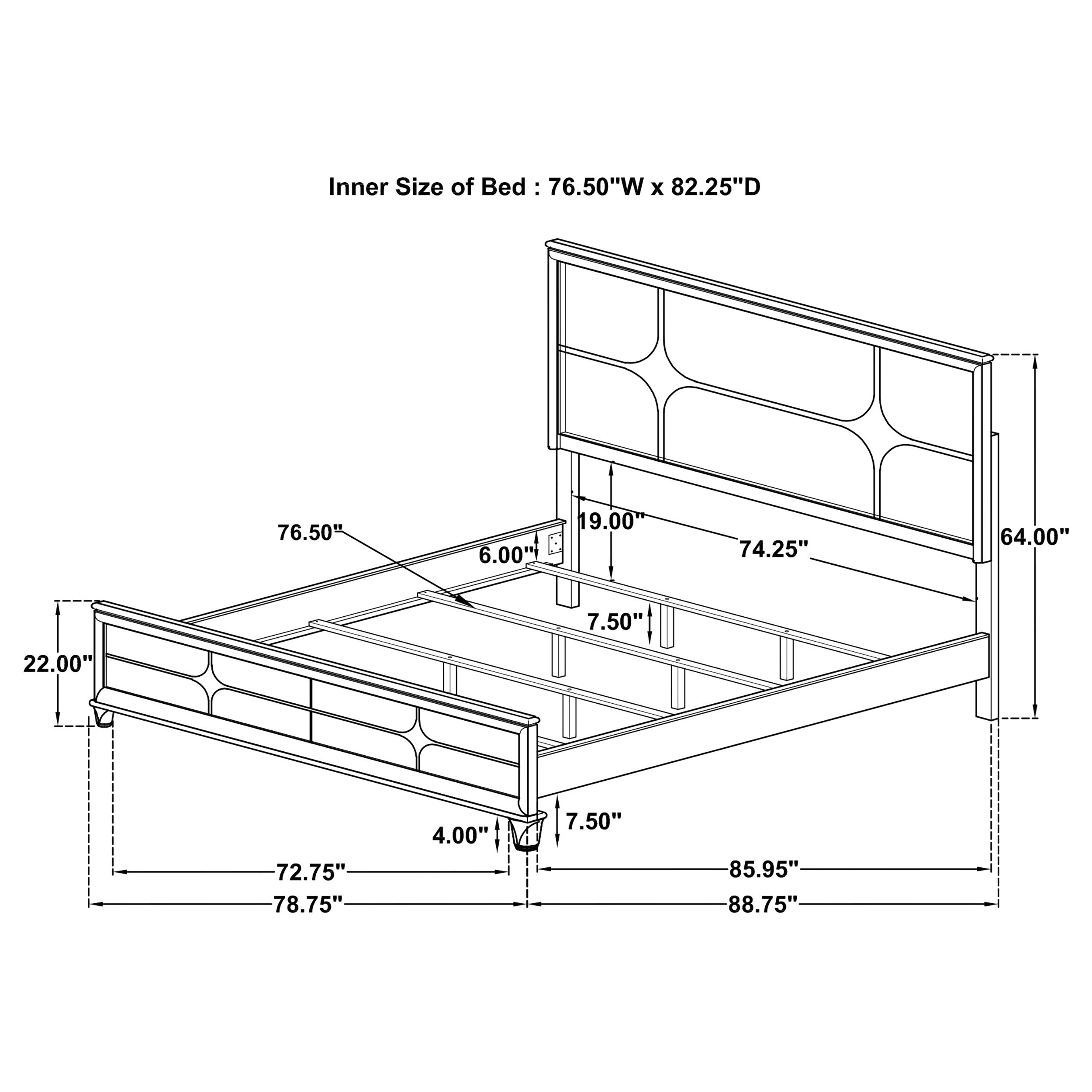 Olivia 4 & 5 Piece Bedroom Set E.King, Queen, & Cal.King - Ideal Furniture (Fresno,CA) 